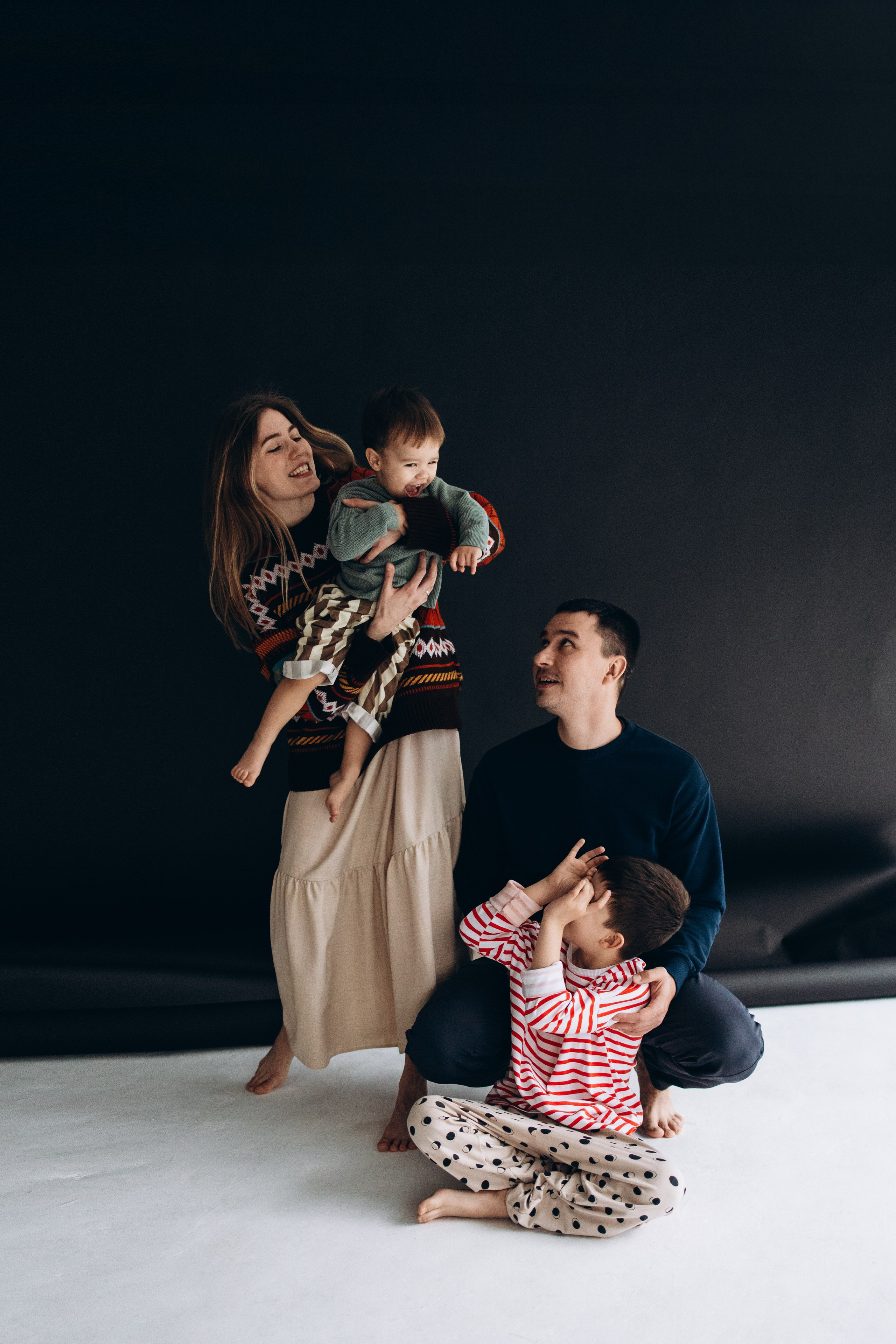 Оля, Андрей, Даня и Паша. Семейный фотограф в Москве Марина Петра