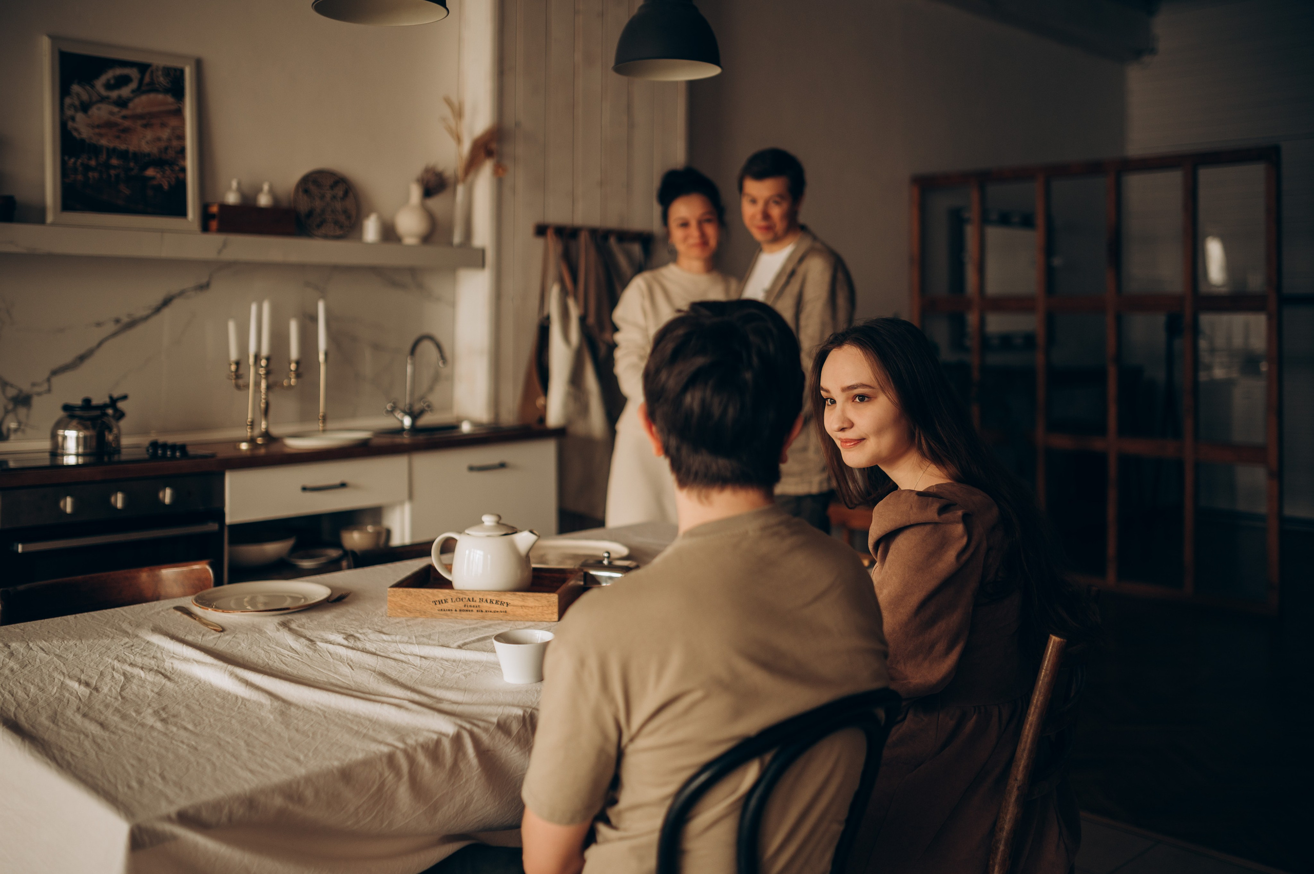 Уютная семейная съёмка в студии. Семейный фотограф в Домодедово и Москве Елена Пичугина