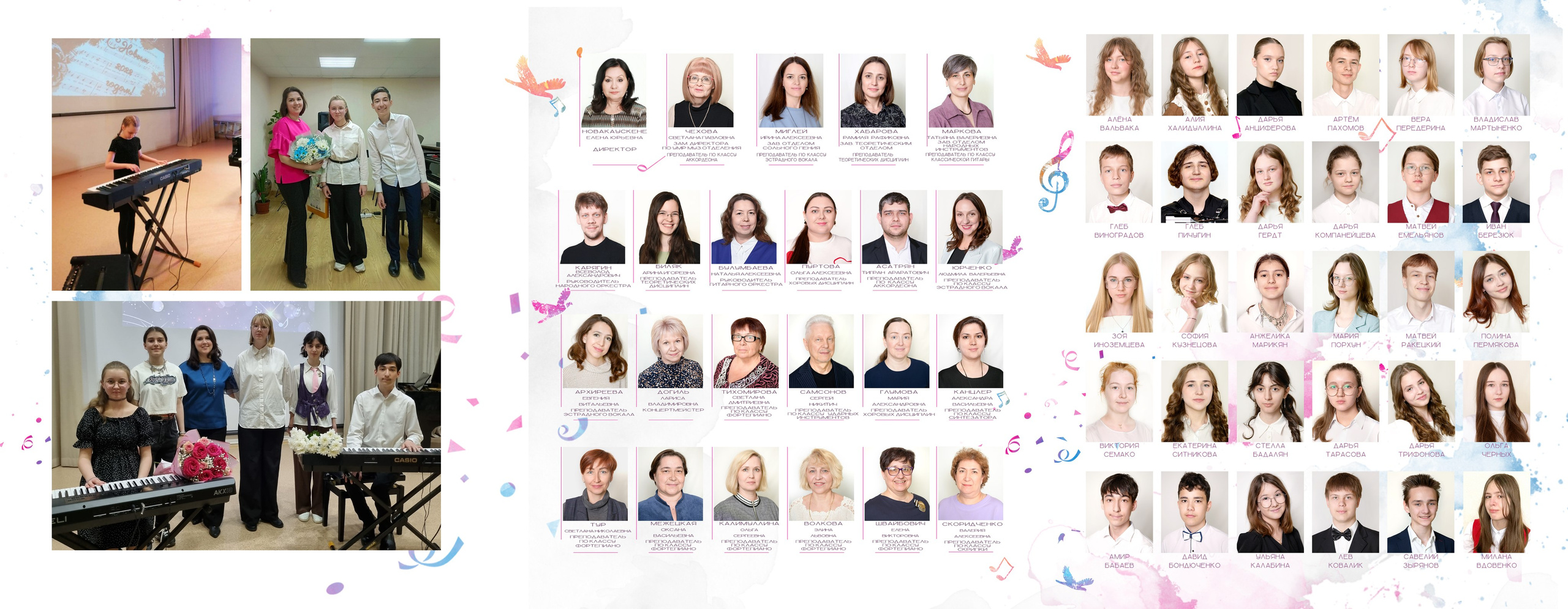 Выпукные альбомы МАУ ДО «ДШИ «ГАРМОНИЯ» 2025. Фотограф новорожденных, семейный детский в Тюмени Татьяна Морозова