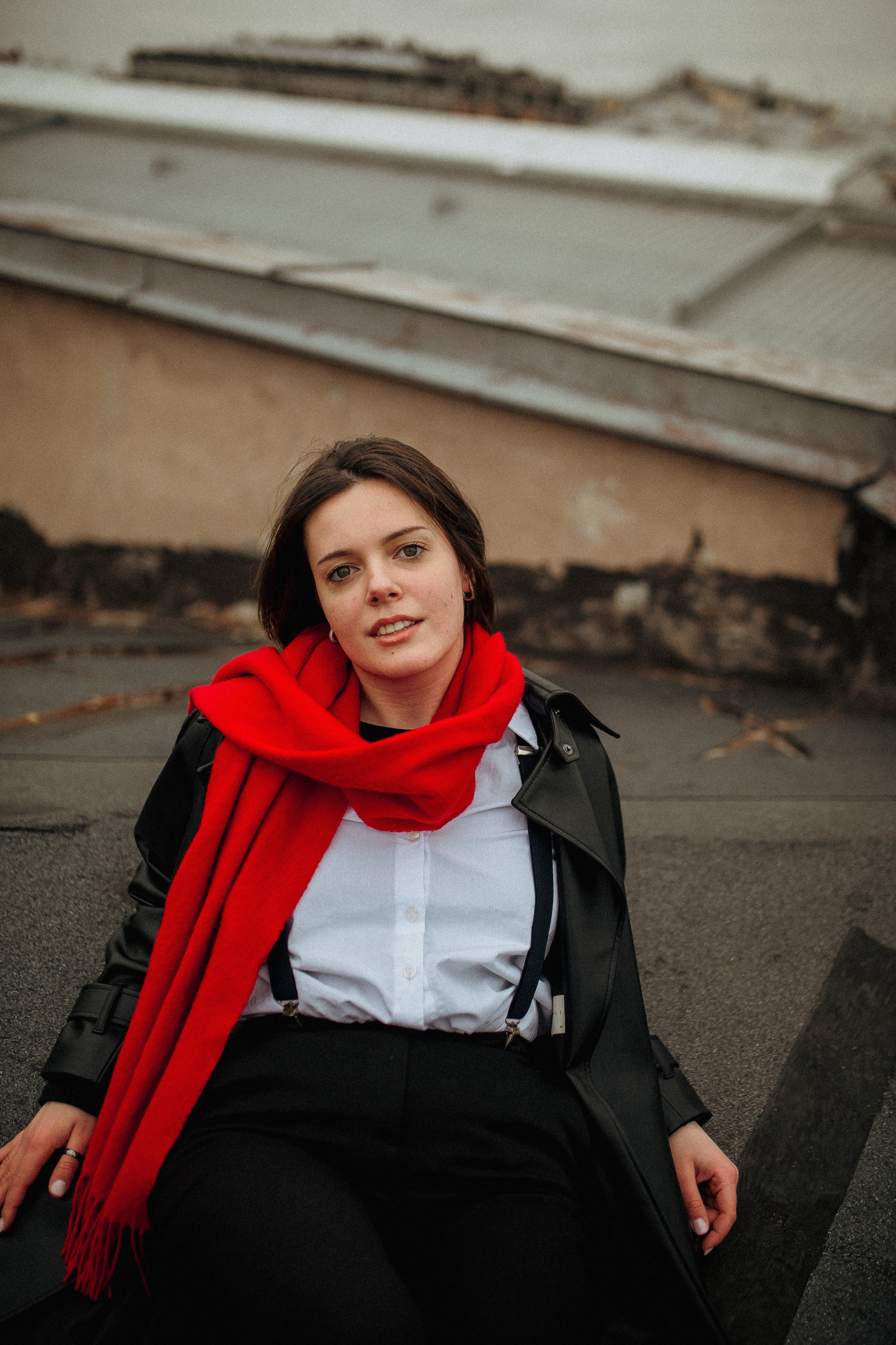 Анна на крышах Питера. Семейный и Свадебный фотограф в Санкт-Петербурге Плохая Екатерина