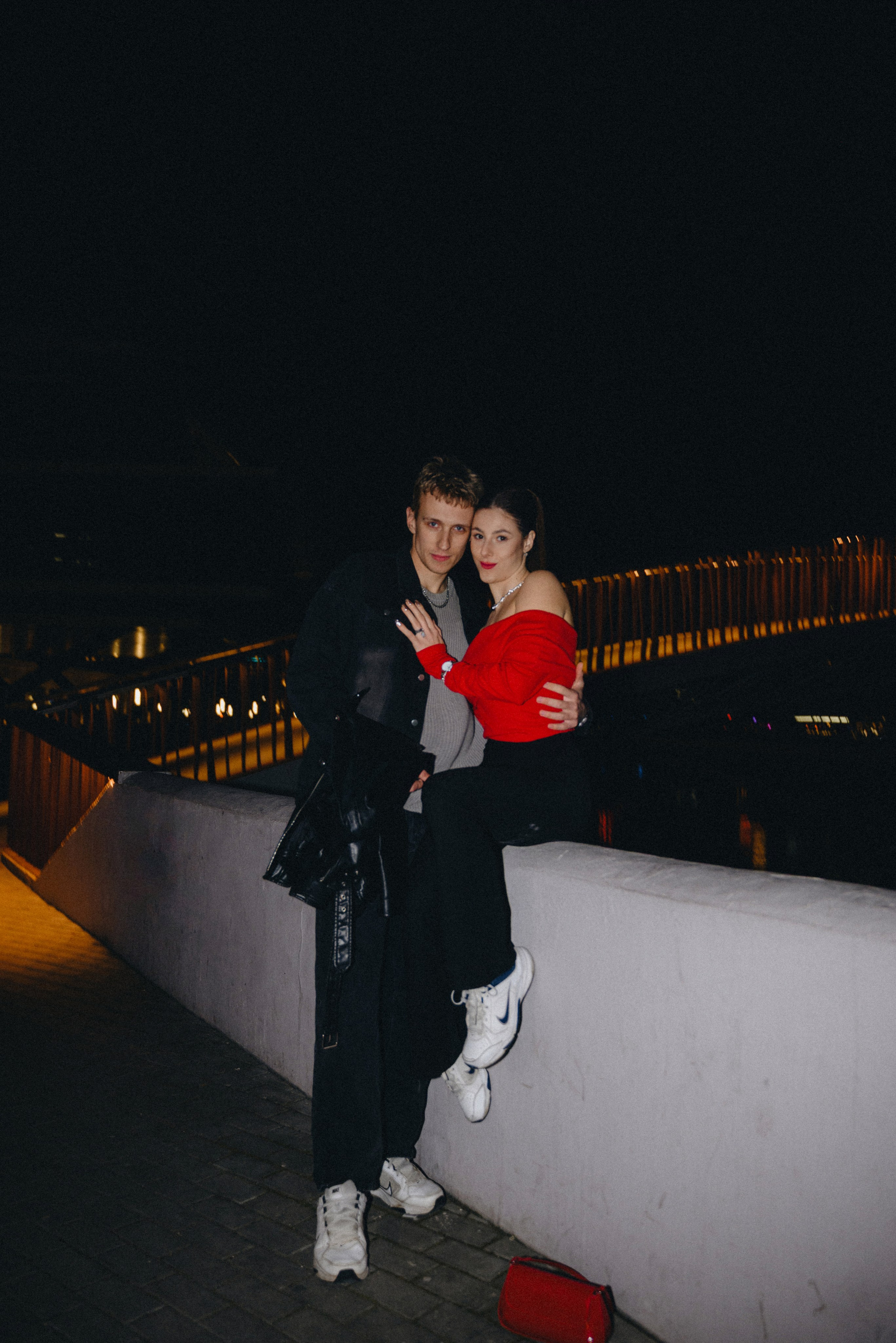 Любовь в ночном городе. Свадебный и портретный фотограф в Минске Наташа Каракулова