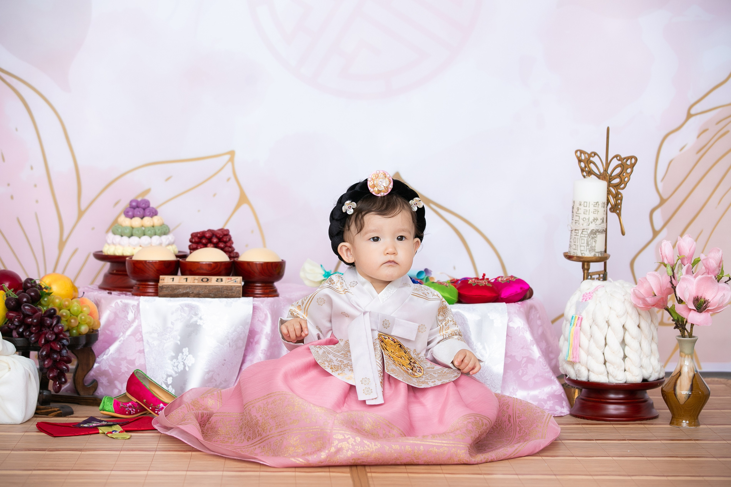 첫돌 Утренняя церемония (малыши). «Инбок» Фото студия