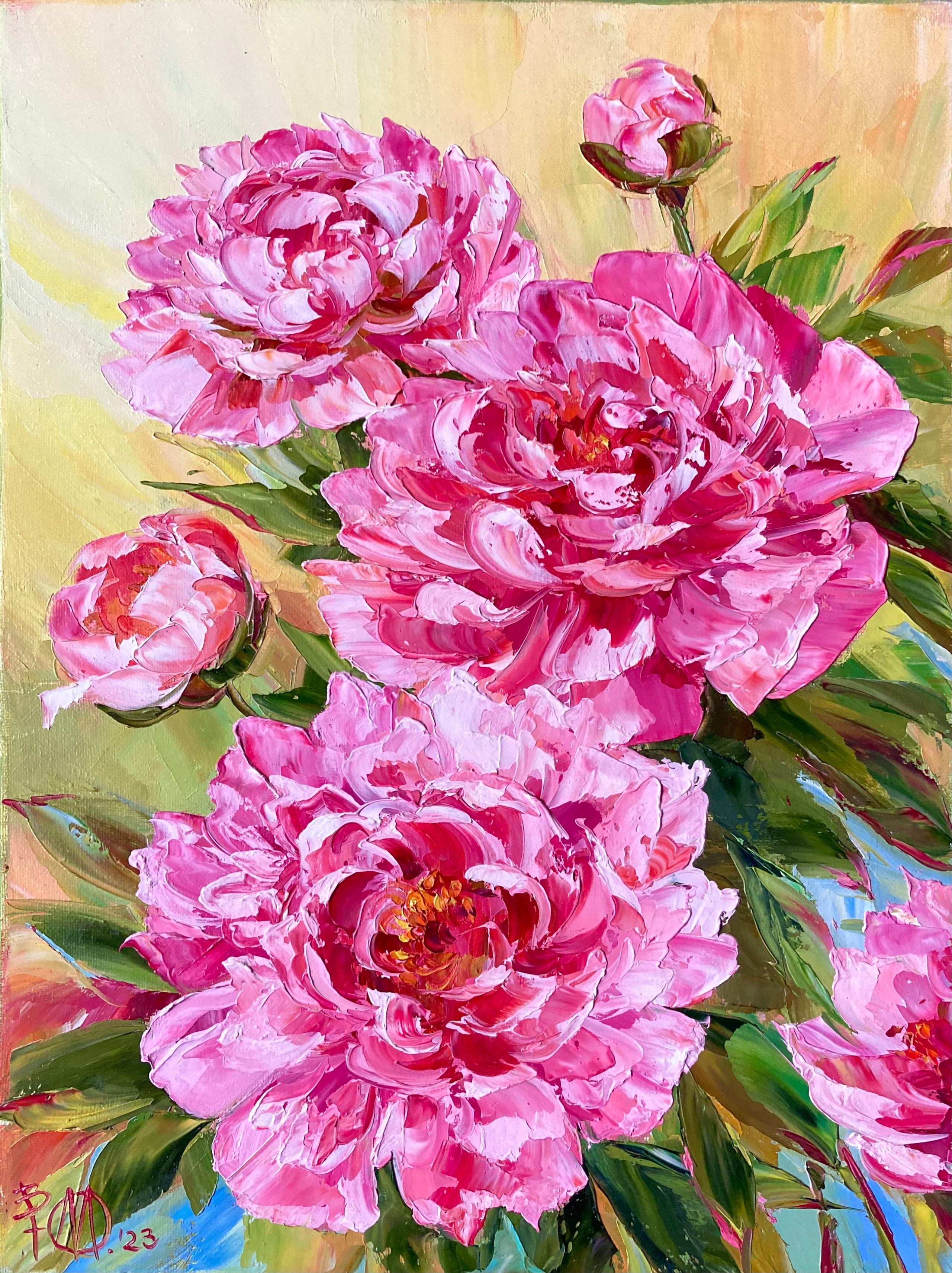 "Розовая сказка", холст/масло, 40x30, 2023