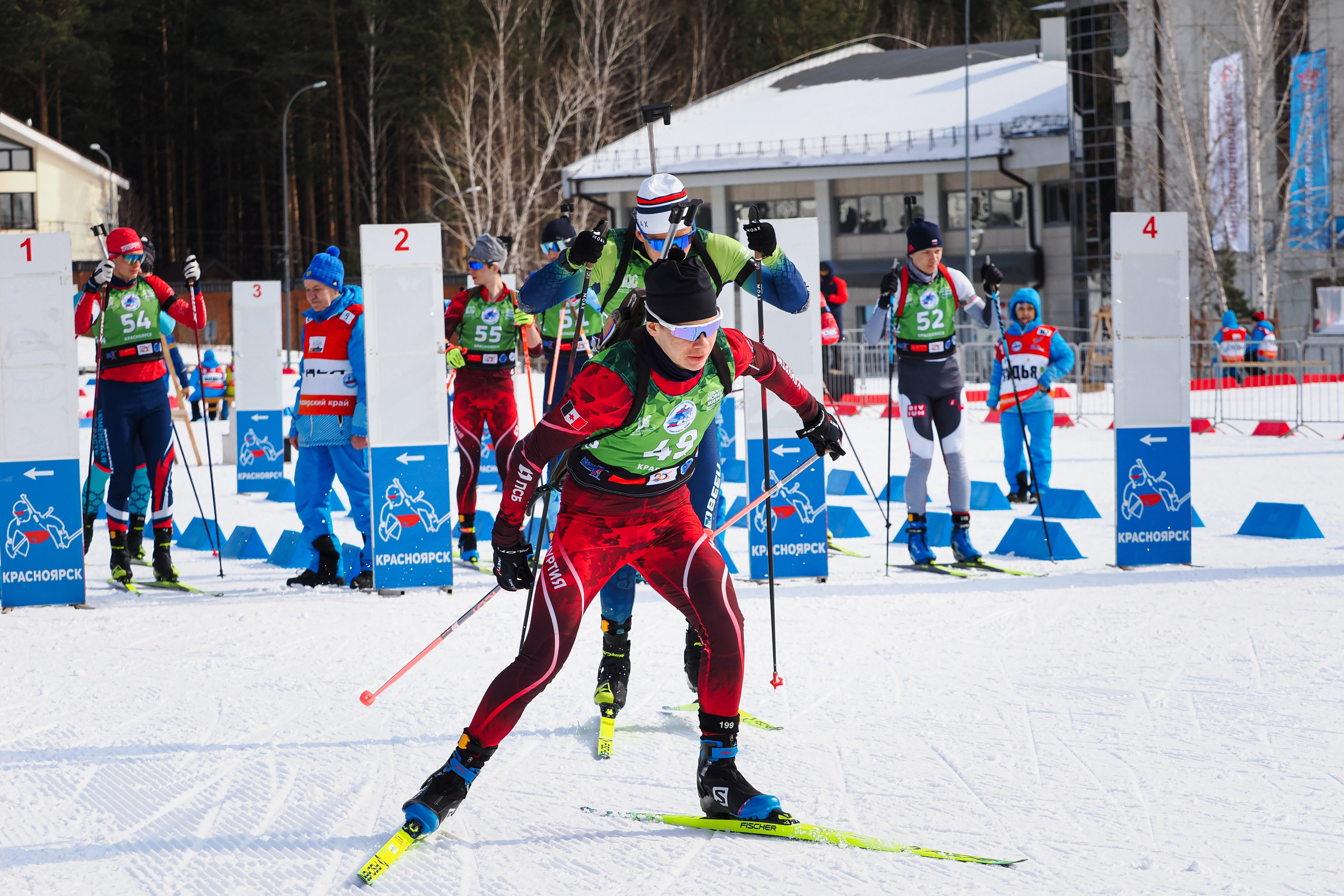 Биатлон / Первенство России. Репортажный фотограф Алексей Козьмин