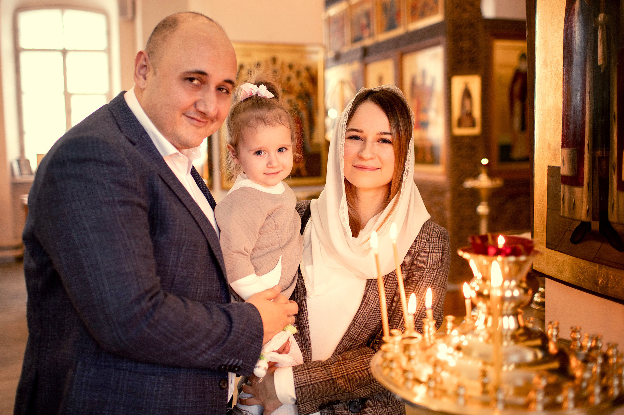 Крещение Миры. Детский и семейный фотограф в Твери Ольга Крестьянинова