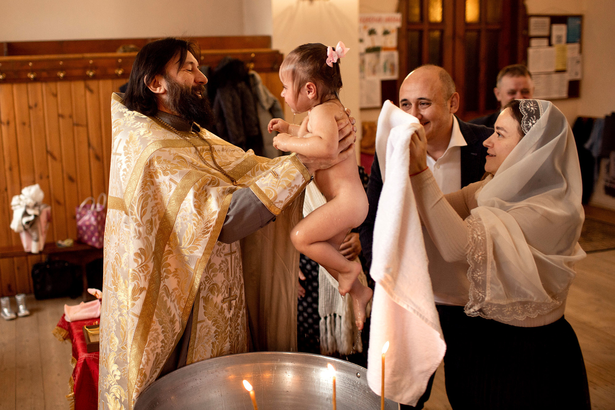 Крещение Миры. Детский и семейный фотограф в Твери Ольга Крестьянинова