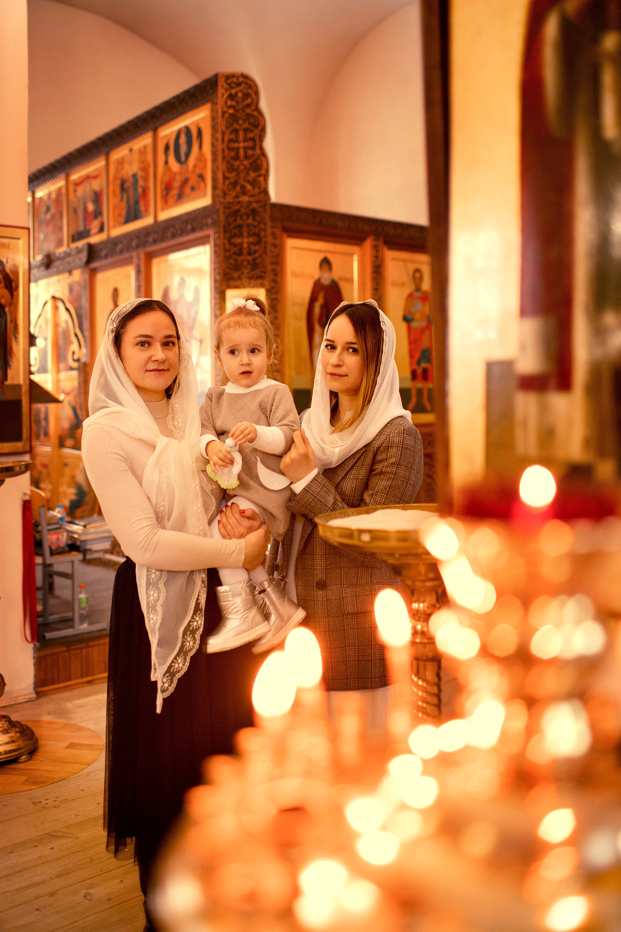 Крещение Миры. Детский и семейный фотограф в Твери Ольга Крестьянинова