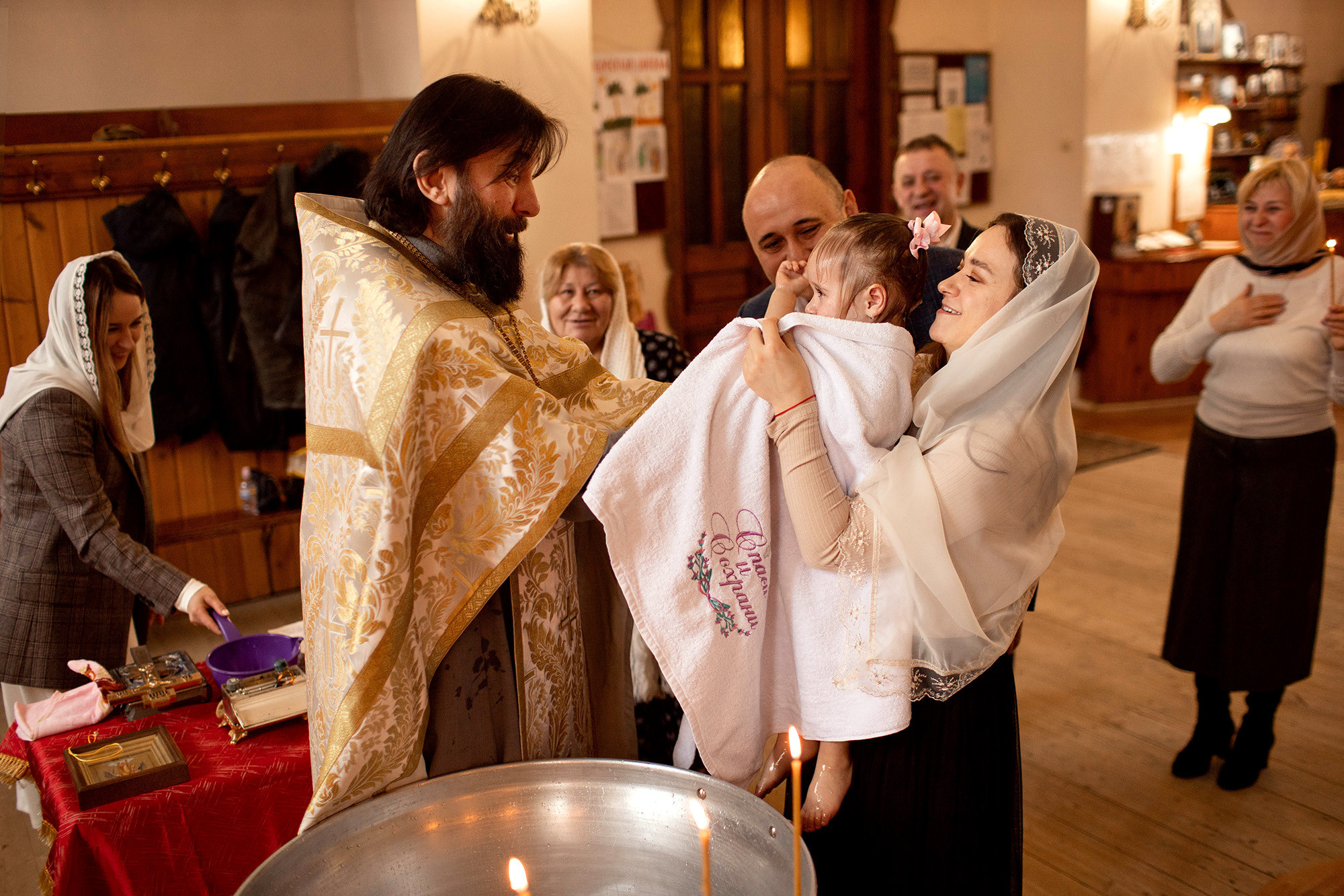 Крещение Миры. Детский и семейный фотограф в Твери Ольга Крестьянинова