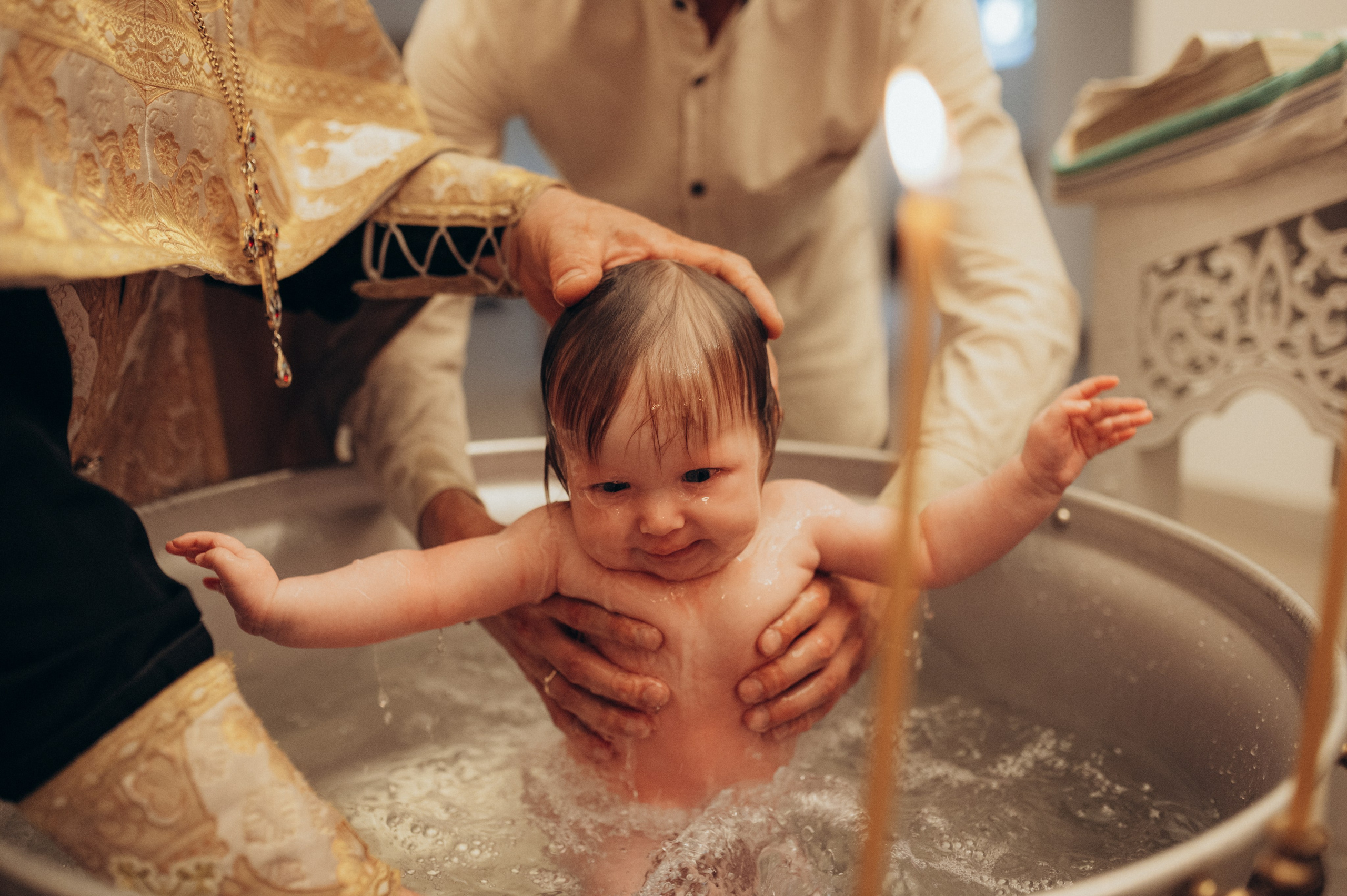 Крещение Машеньки. Семейный фотограф МОСКВА/Королёв