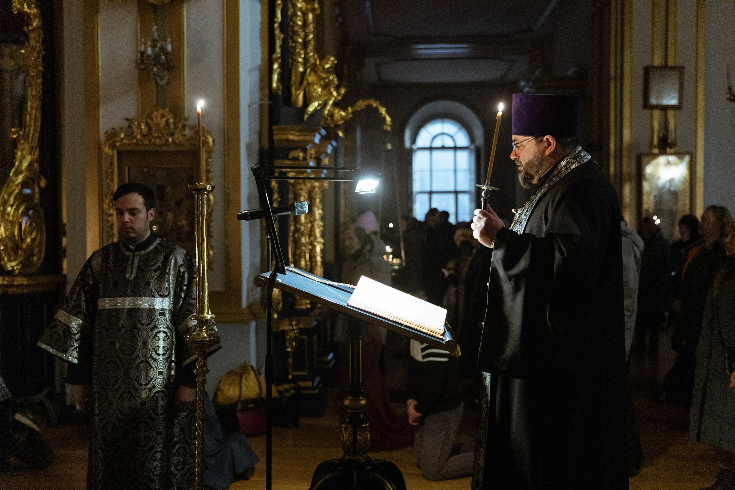 Великое повечерие с чтением Великого покаянного канона преп. Андрея Критского. НИКОЛО-БОГОЯВЛЕНСКИЙ МОРСКОЙ СОБОР