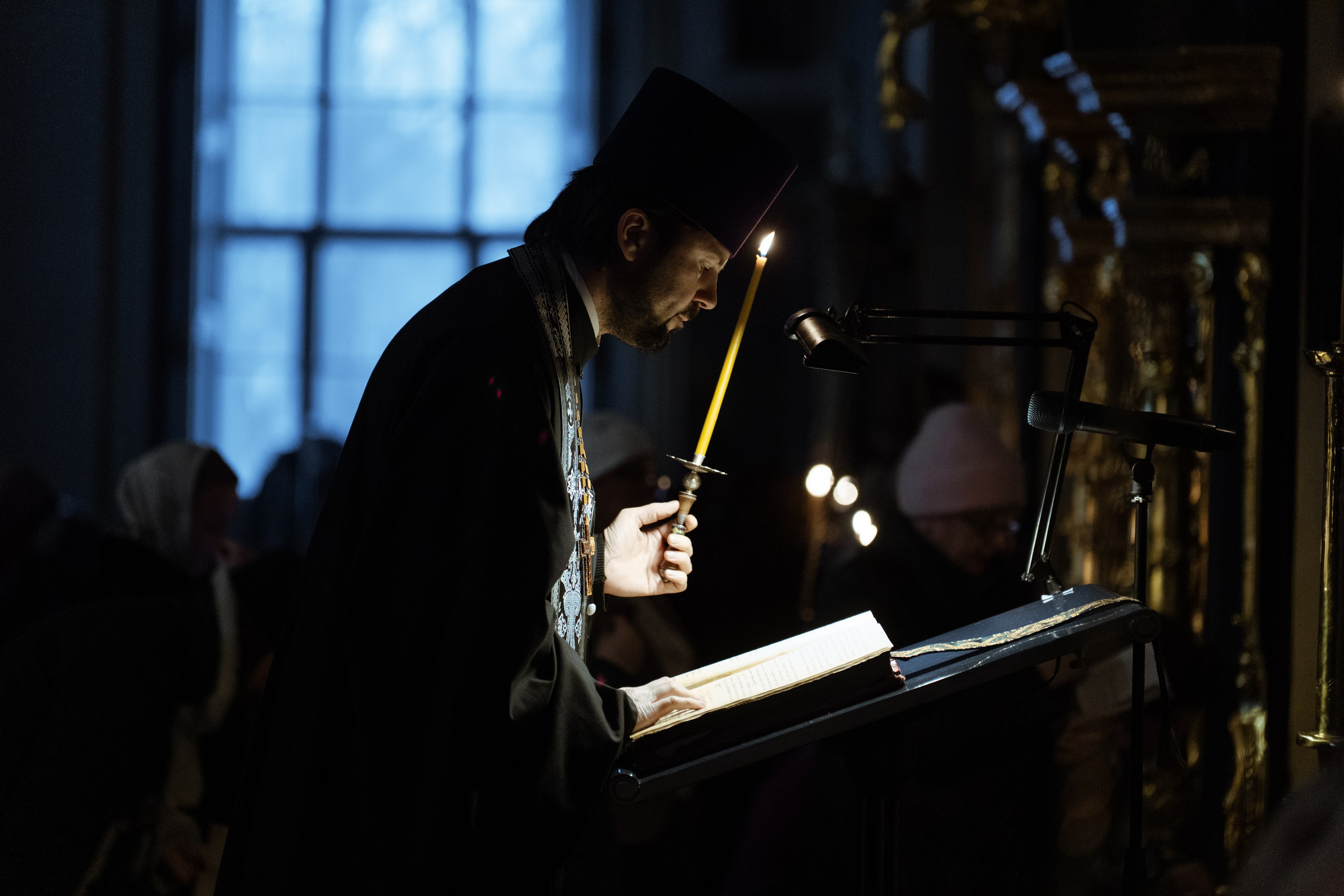 Великое повечерие с чтением Великого покаянного канона преп. Андрея Критского. НИКОЛО-БОГОЯВЛЕНСКИЙ МОРСКОЙ СОБОР