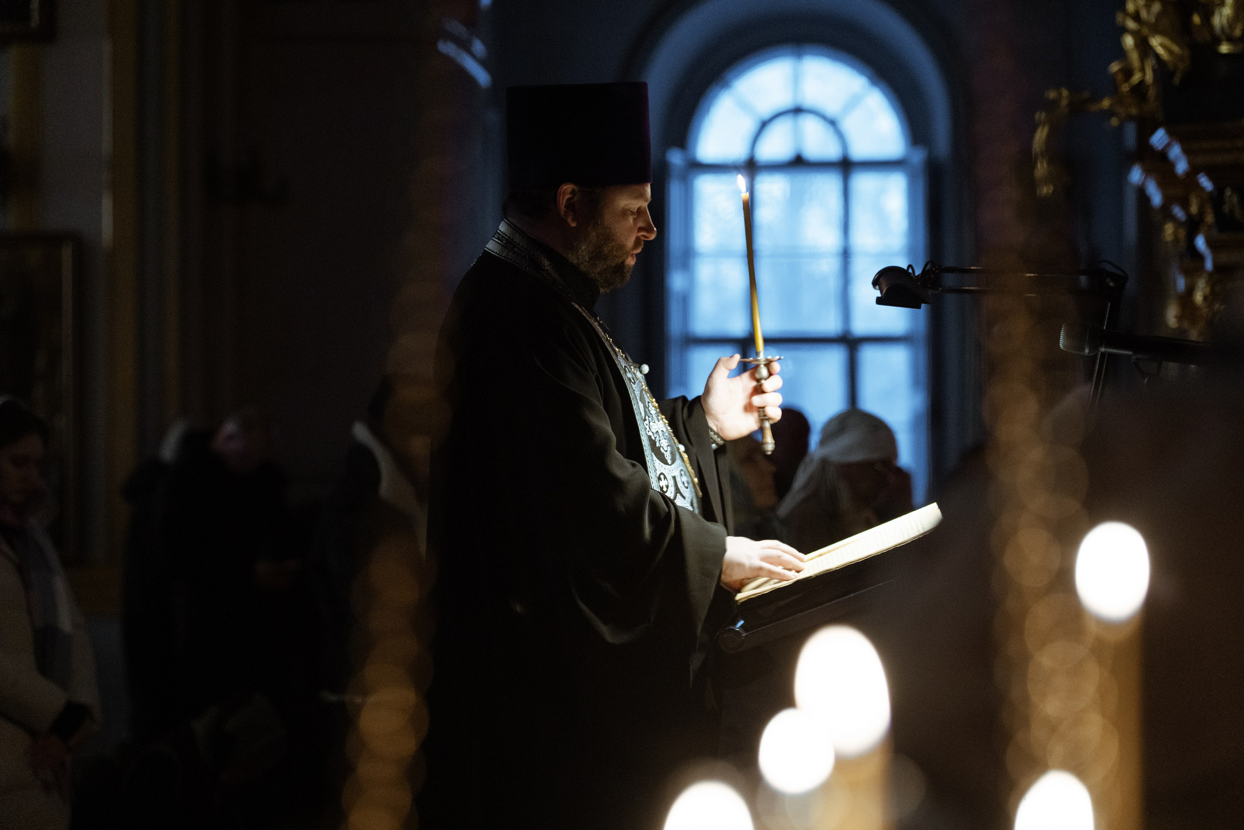 Великое повечерие с чтением Великого покаянного канона преп. Андрея Критского. НИКОЛО-БОГОЯВЛЕНСКИЙ МОРСКОЙ СОБОР