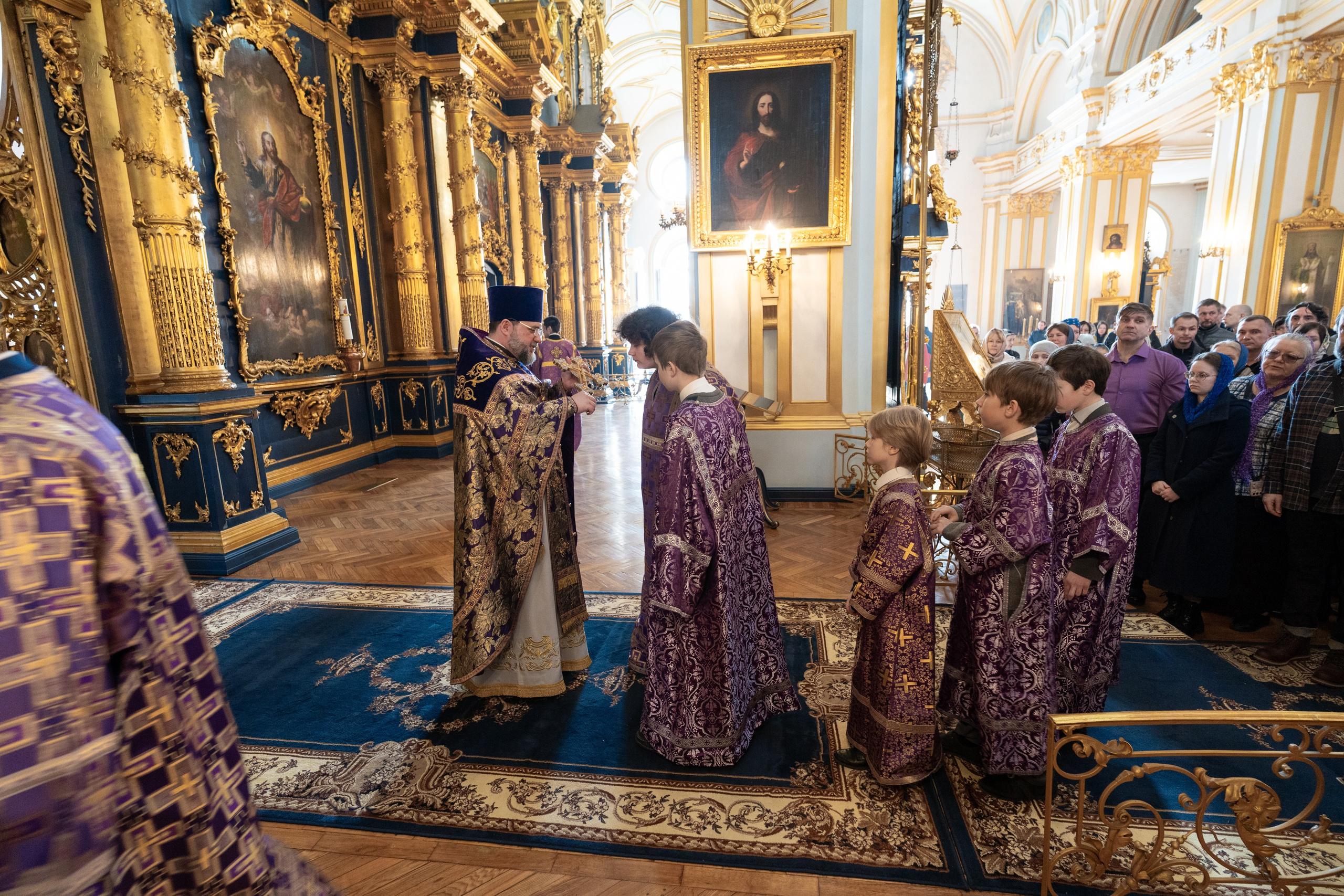 Неделя 3-я Великого поста, Крестопоклонная. НИКОЛО-БОГОЯВЛЕНСКИЙ МОРСКОЙ СОБОР