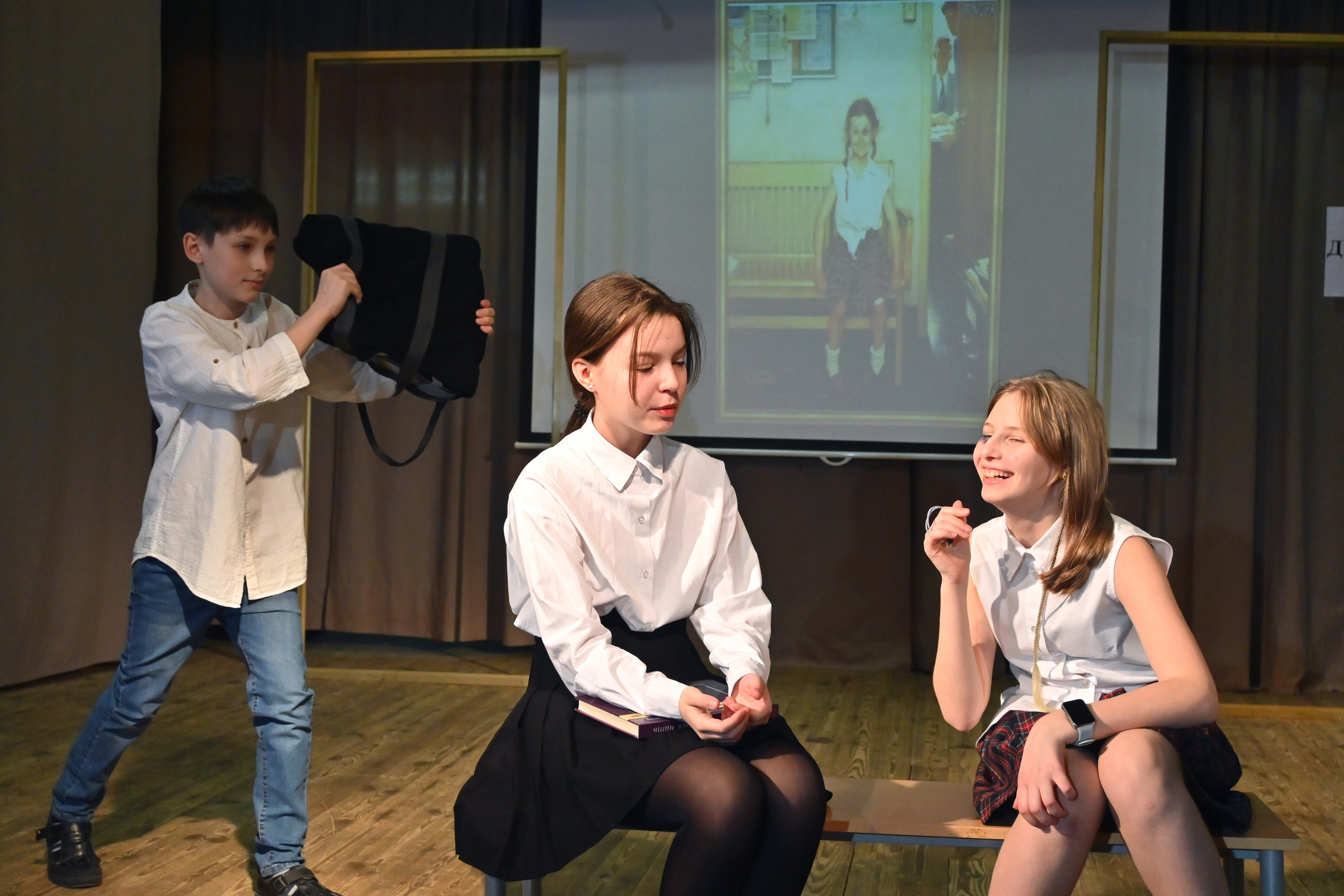 Юные театралы 09.02.2024. Профессиональный фотограф в Москве Алёна Котова