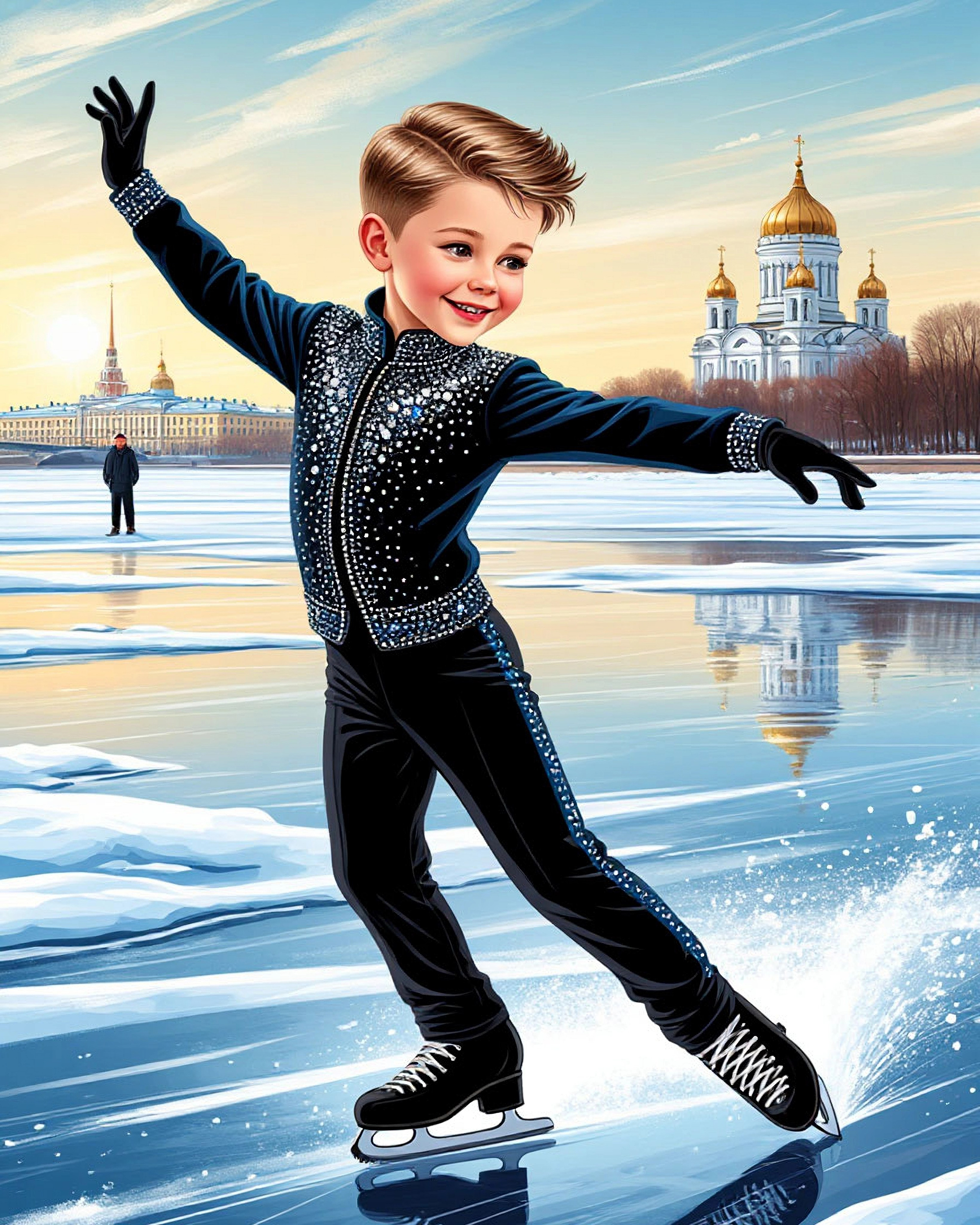 ФК мальчики с ФОНОМ. Фигурное катание для взрослых и детей на Васильевском 🌟