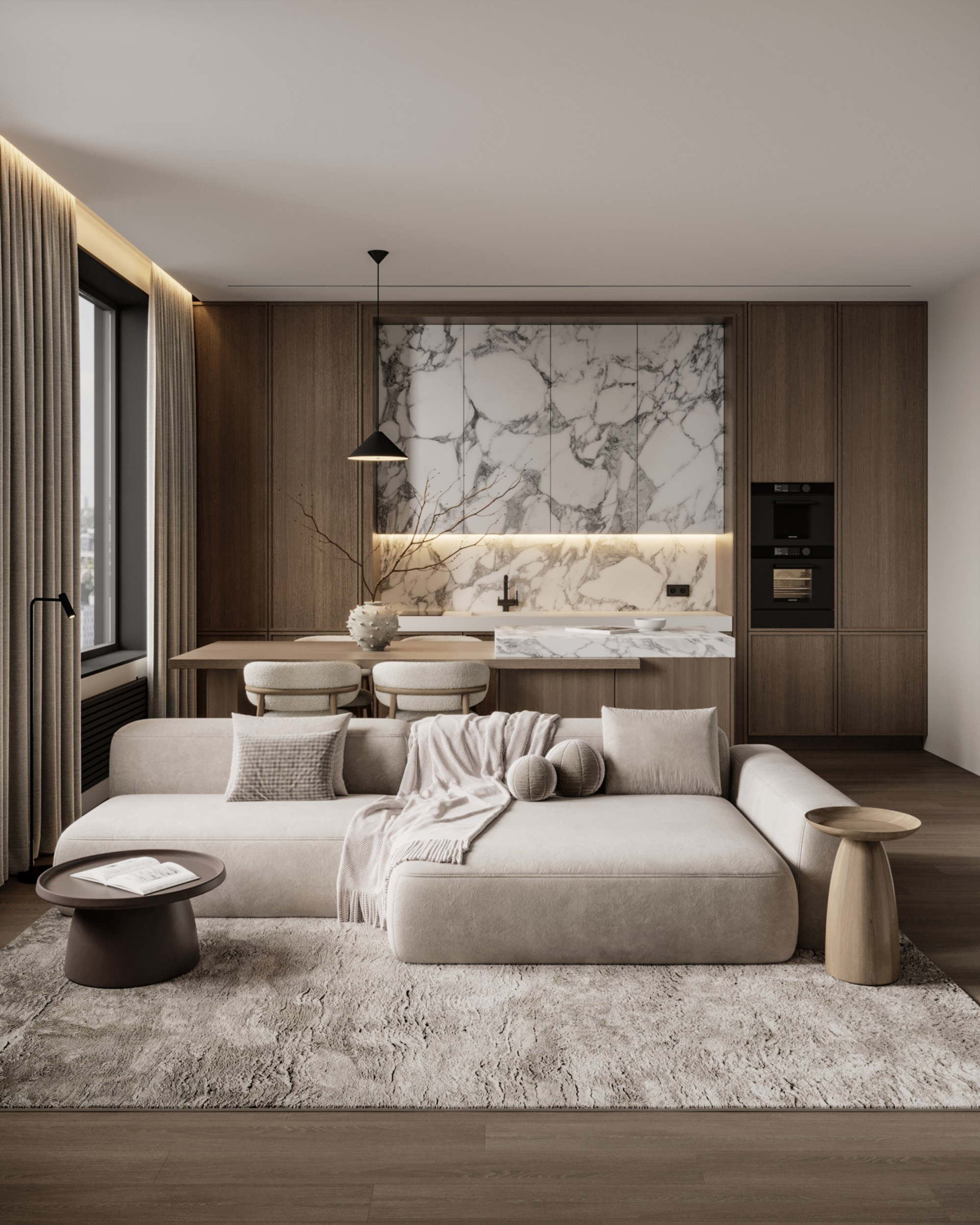 Apartment 45 m² | 2025. 3D Визуализатор Великородная Виктория