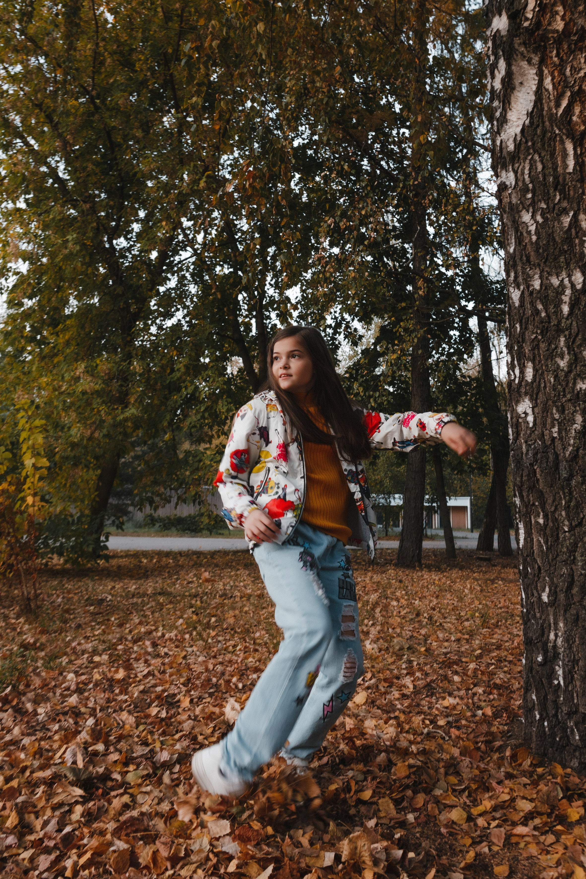Осенний детский портрет (прогулка). Портретный и репортажный фотограф в Москве, Ольга Ларема