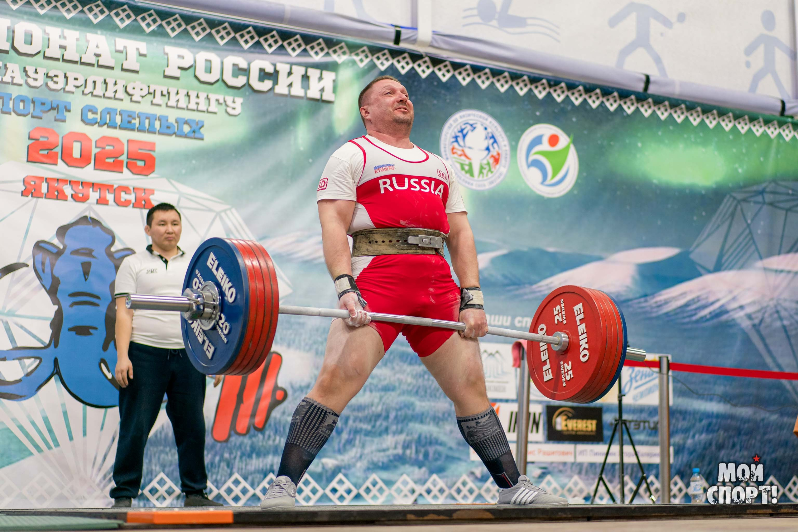 Чемпионат России по пауэрлифтигу 2025. Спорт слепых. Студия «Мой Спорт!» — все о спорте в Якутии