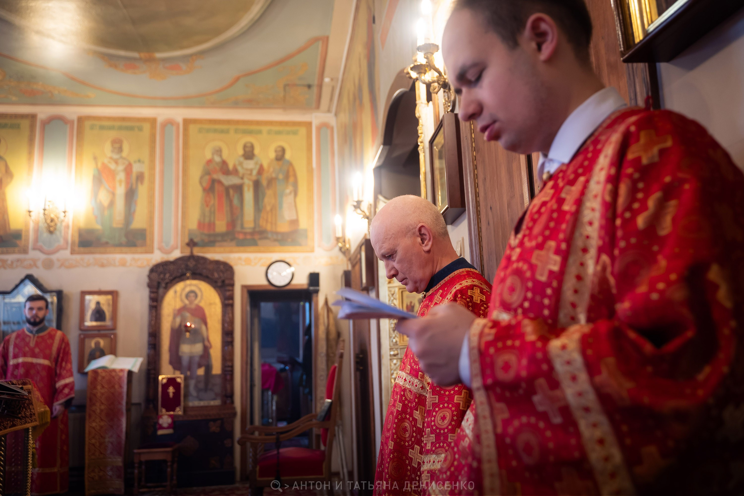 Храм Преображения Господня в Богородском. Антипасха. Антон и Татьяна Денисенко — В храме