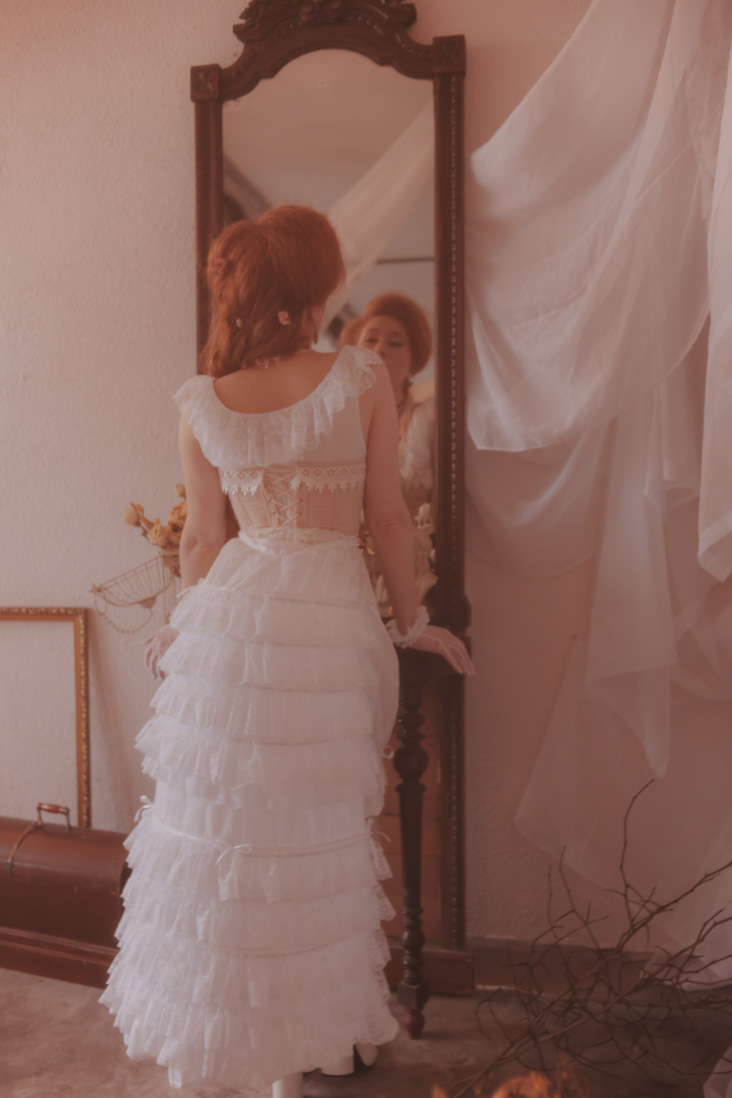 Винтажный будуар. Художественная винтажная фотография