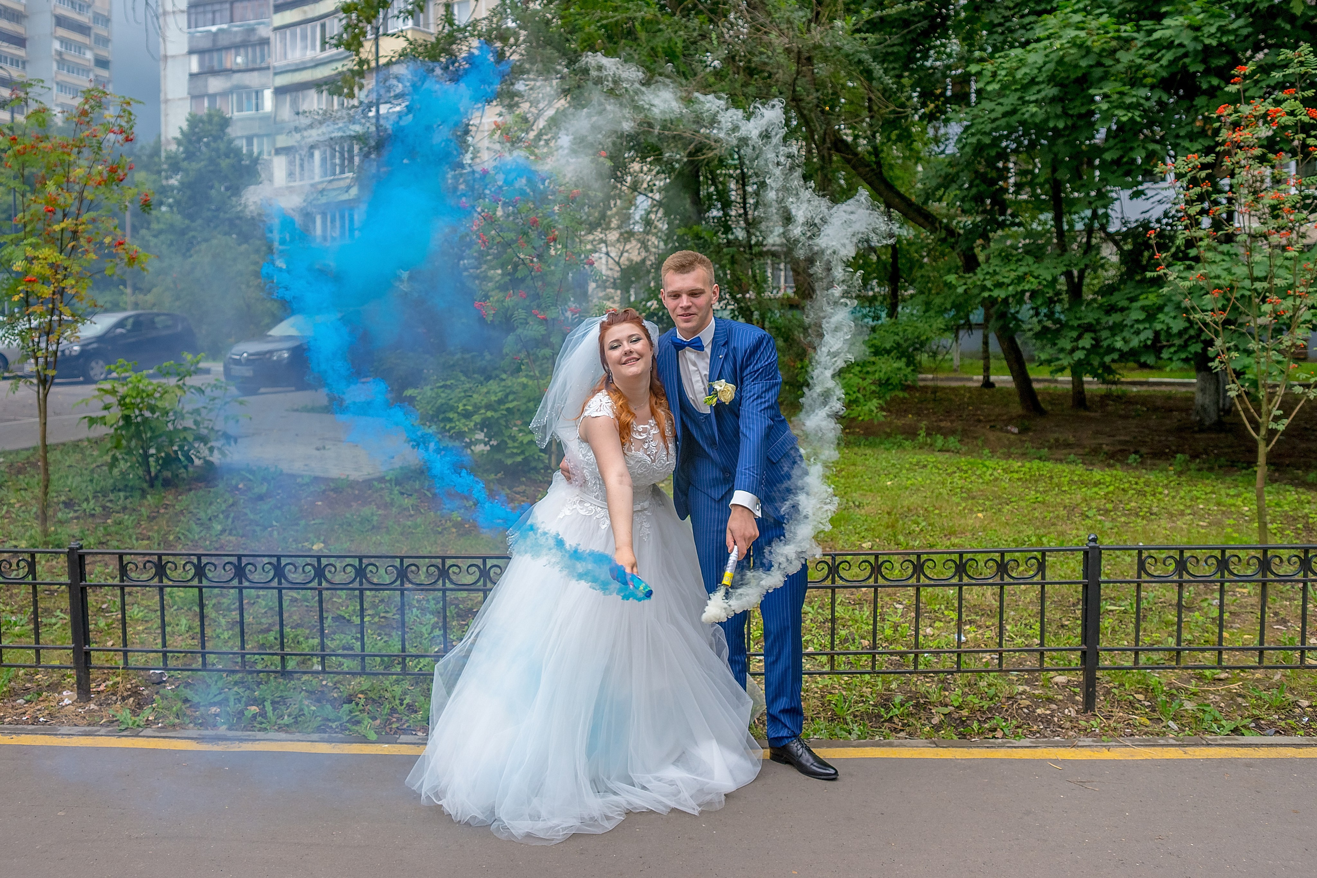 Свадьба в синем настроении. Фотограф Владимир Артамонов