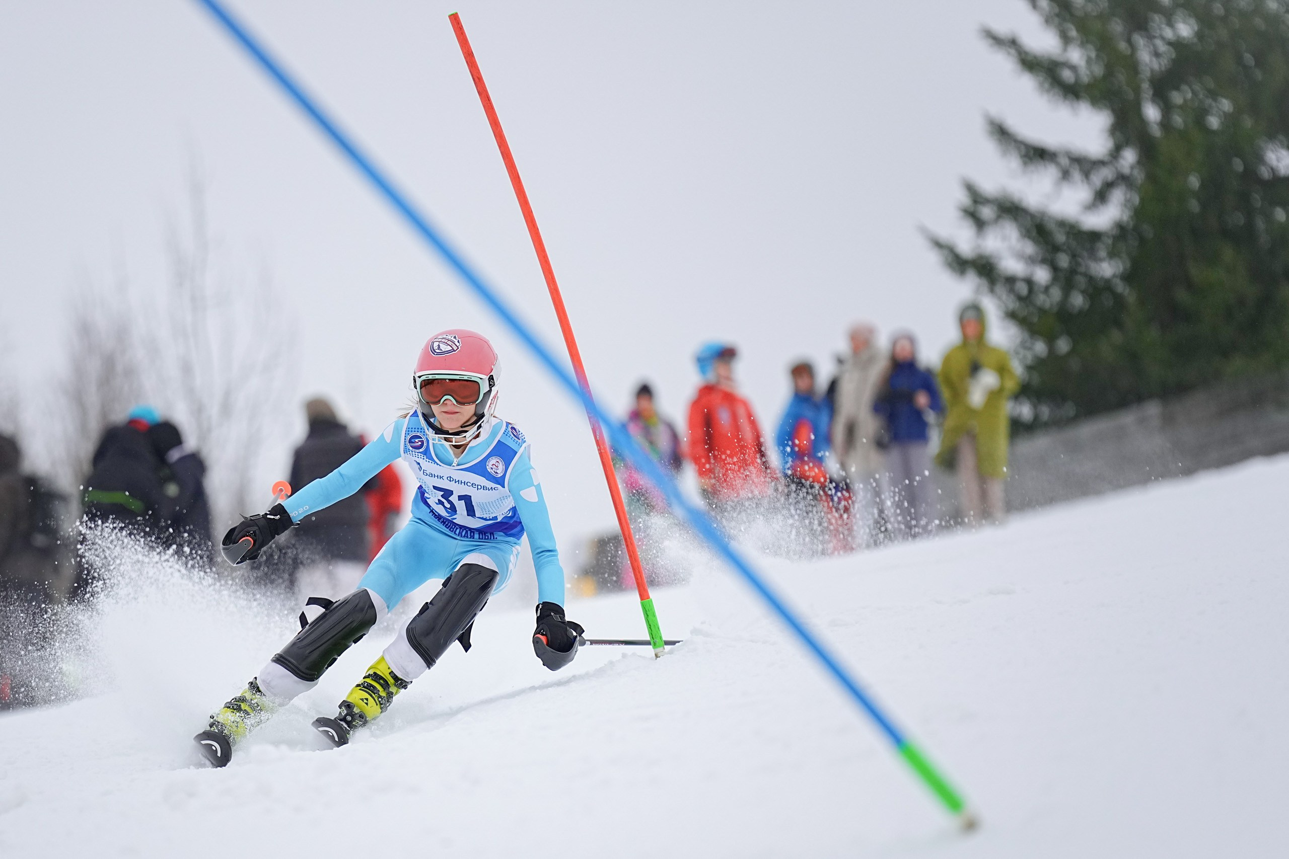 Первенство Дмитровского городского округа по горнолыжному спорту «Памяти А. Жирова» SL U14, U16. Фотограф Студитский Евгений