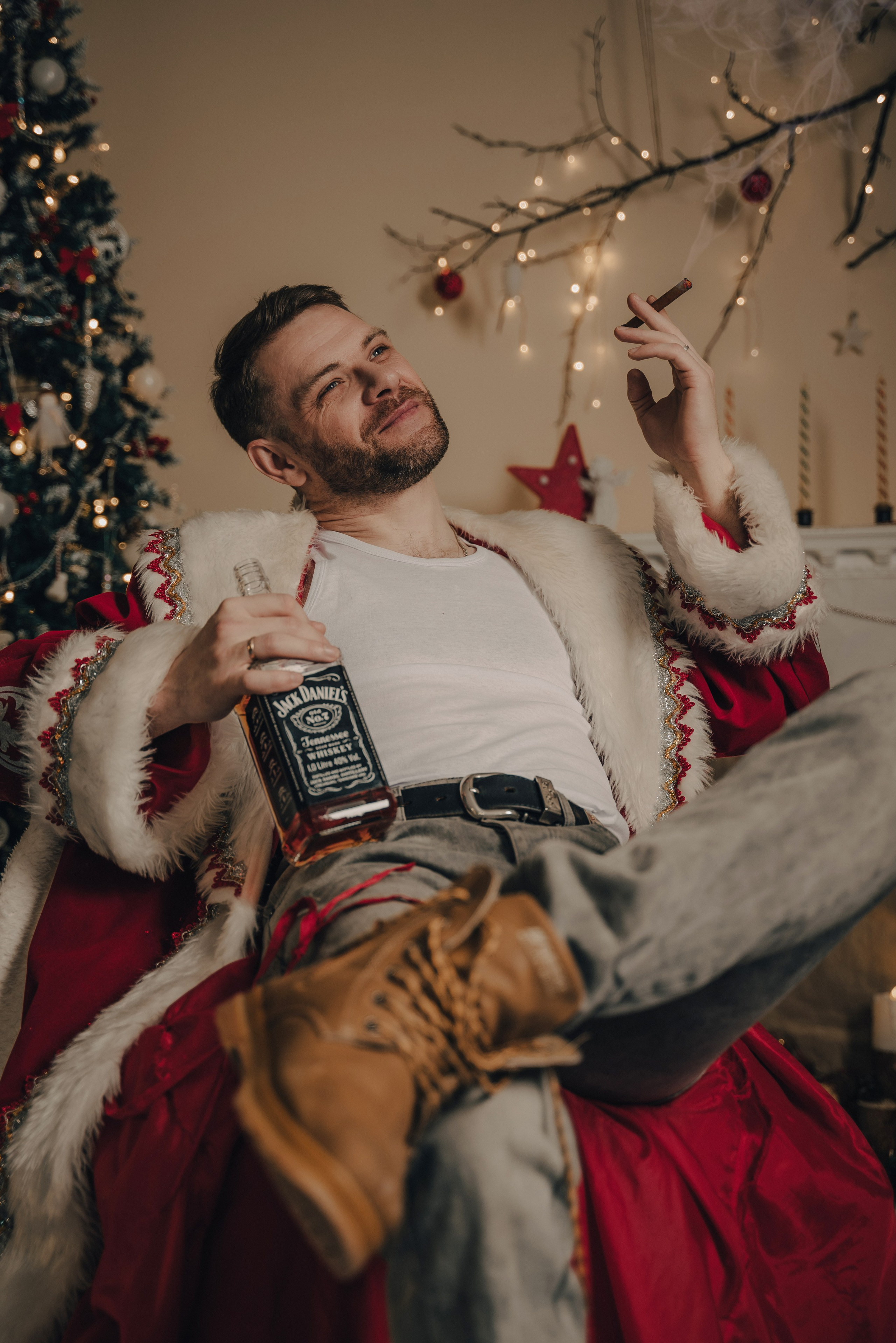 Плохой Санта. Фотограф Екатерина Шишкина. Питкяранта. Карелия