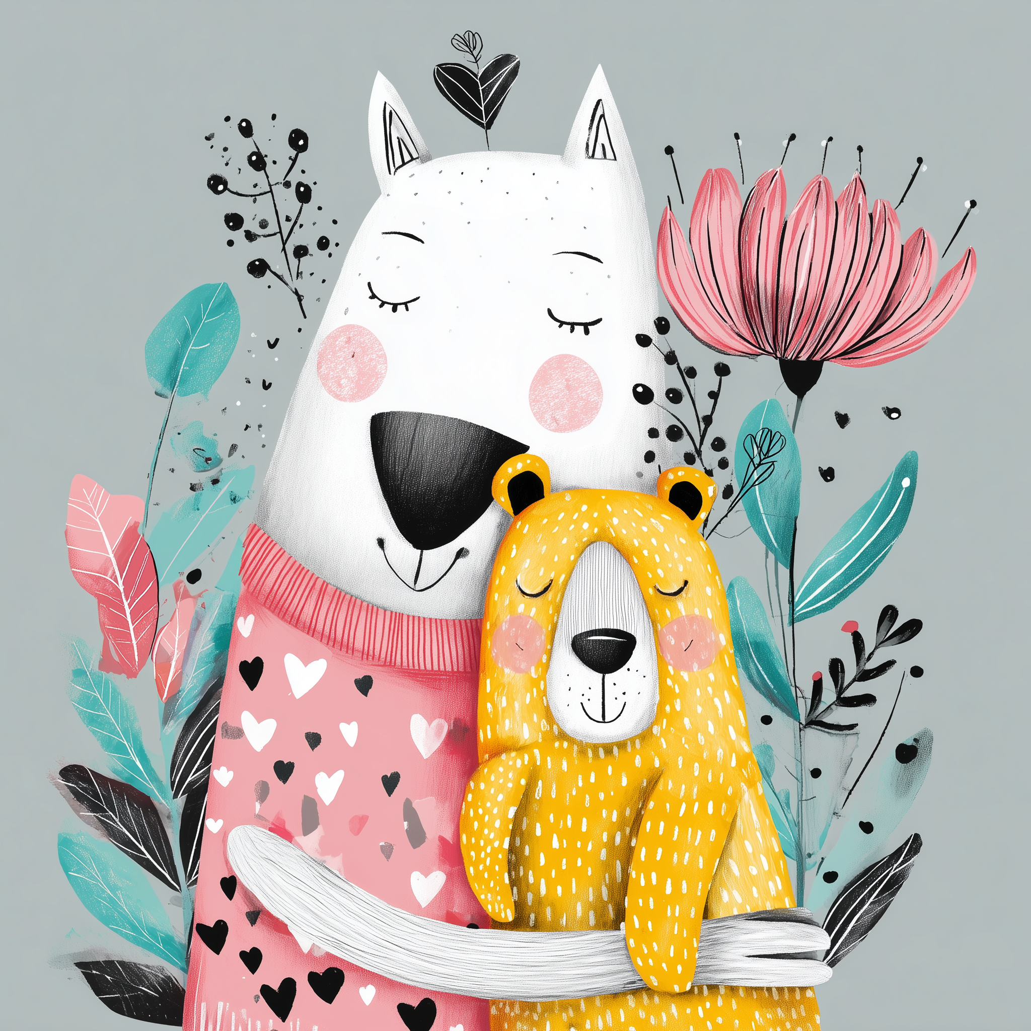 Иллюстрации для зоошанс «Бездомыши». AI-художник, контентмейкер, режиссёр Наталия Жданович