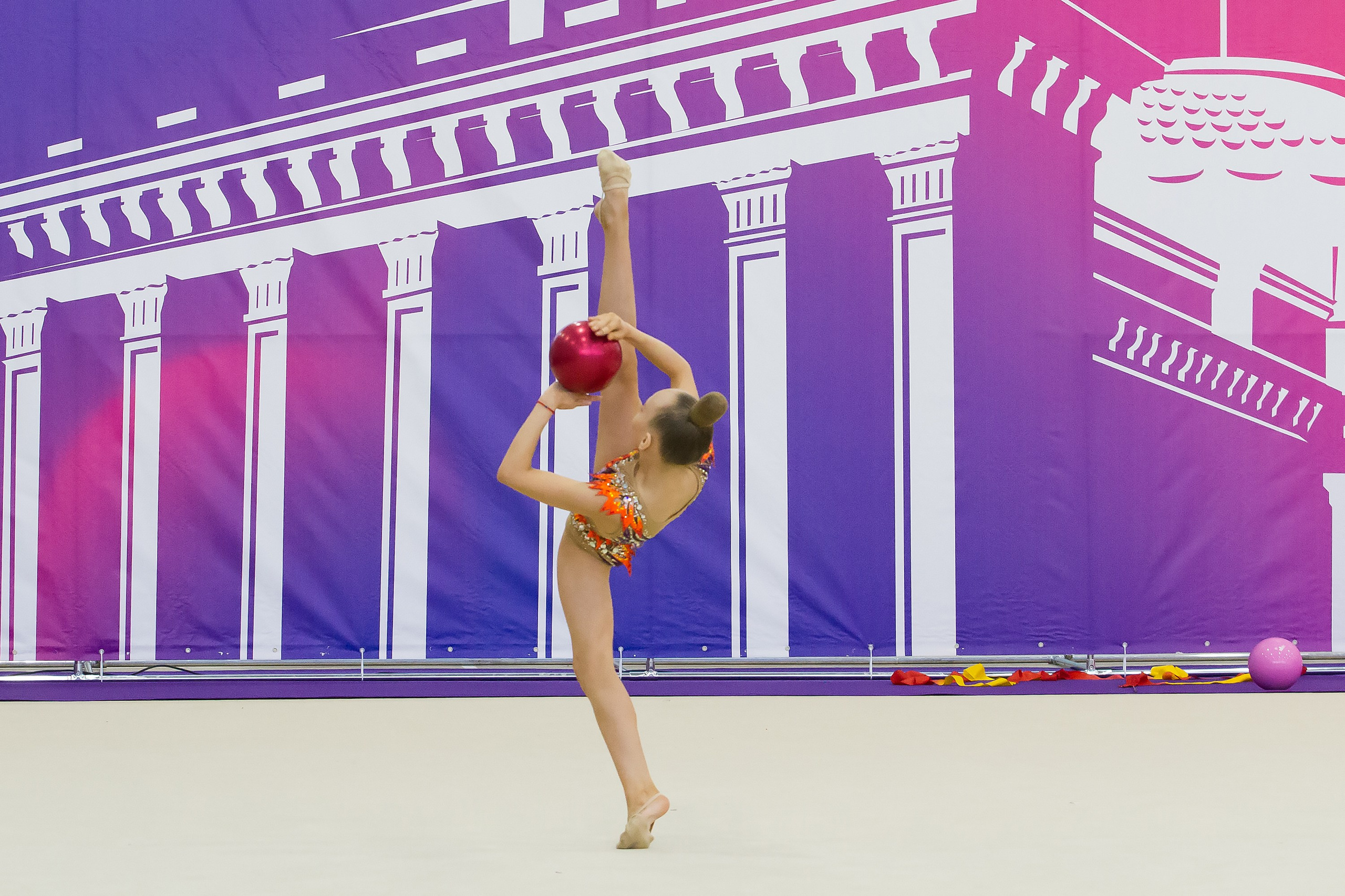 Фотосъемка спортивных соревнований по художественной гимнастике в Новосибирске и СПб