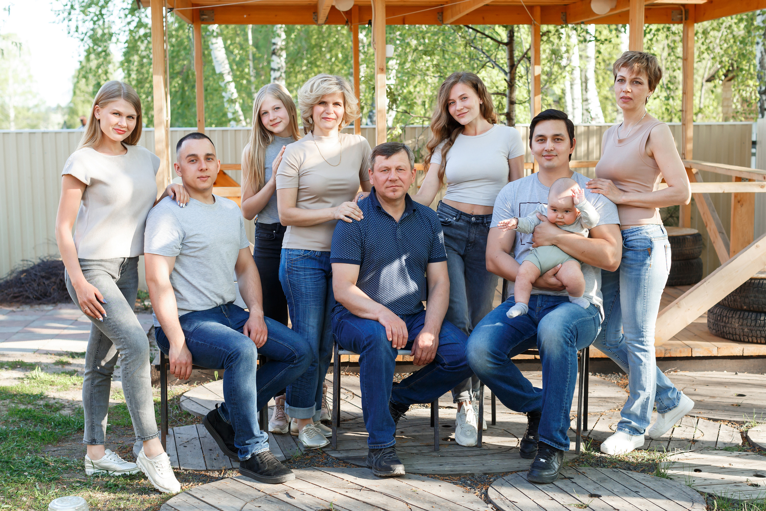 Вся семья в сборе. Фотограф в городе Томске. Жданова Олеся