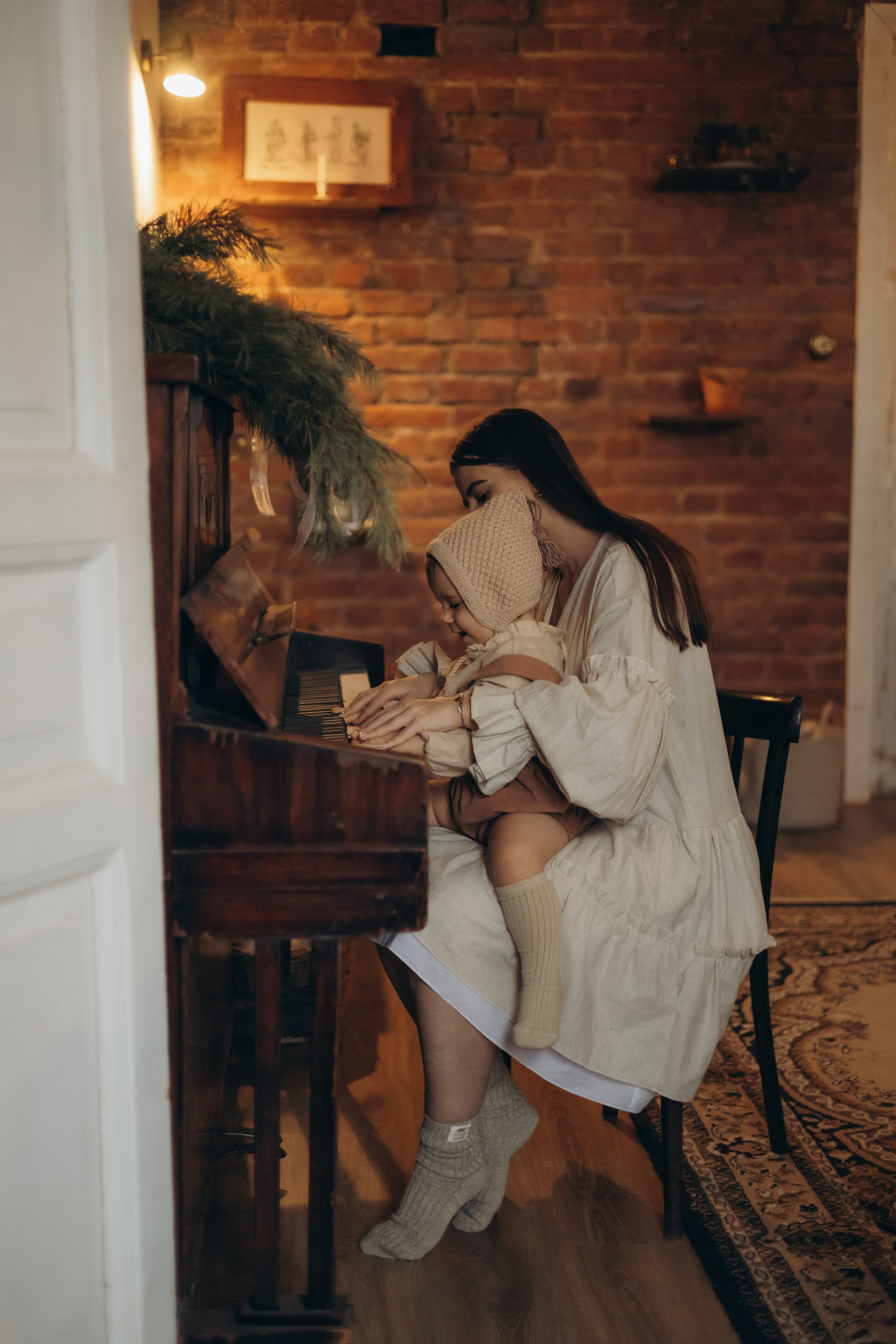 Валя и малышка Ева. Семейный, домашний, ньюборн фотограф Москва Цветкова Елизавета