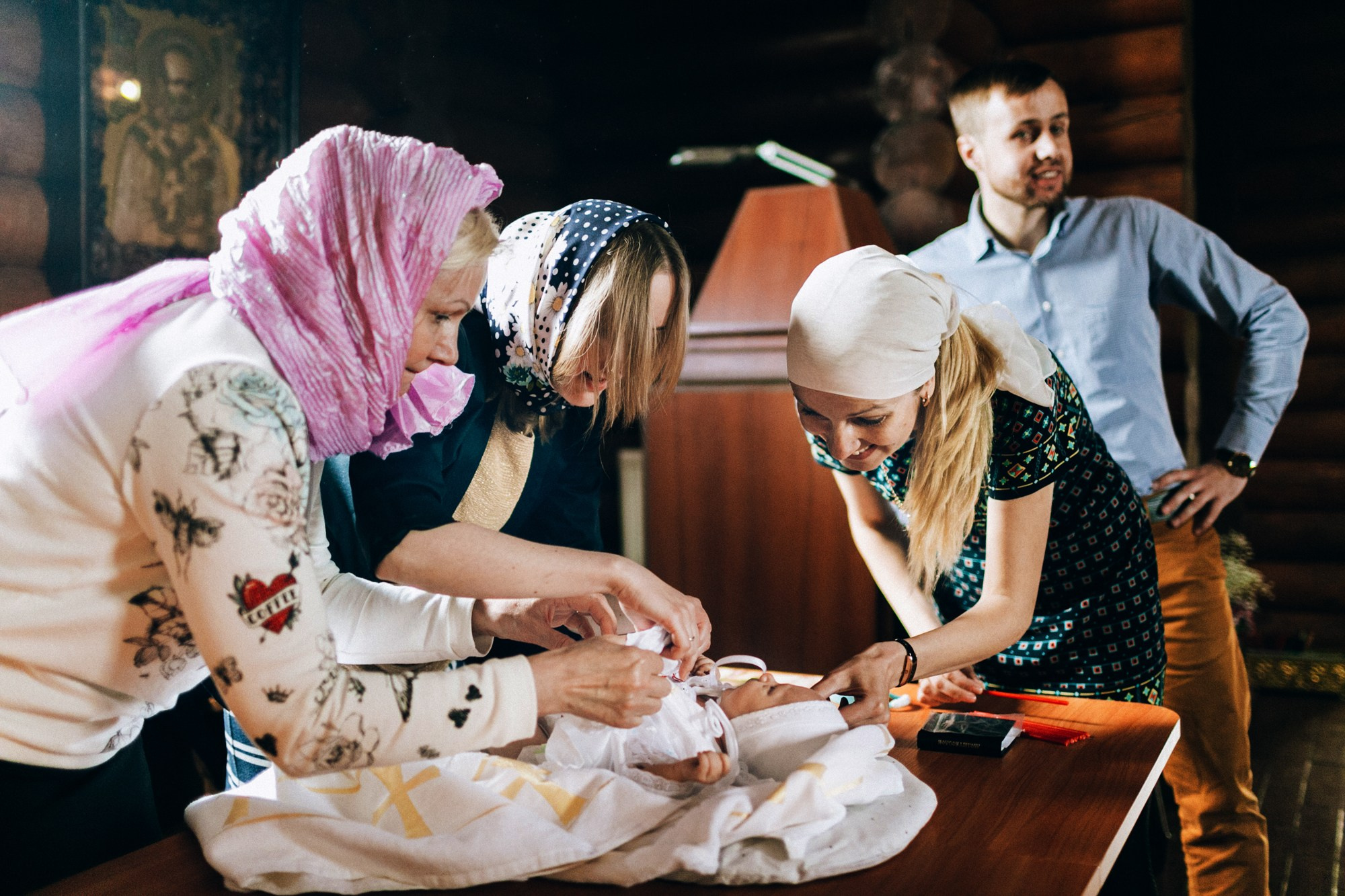 Крещение. Дмитрий и Юлия. Свадебный фотограф в Москве — Павел Воронцов