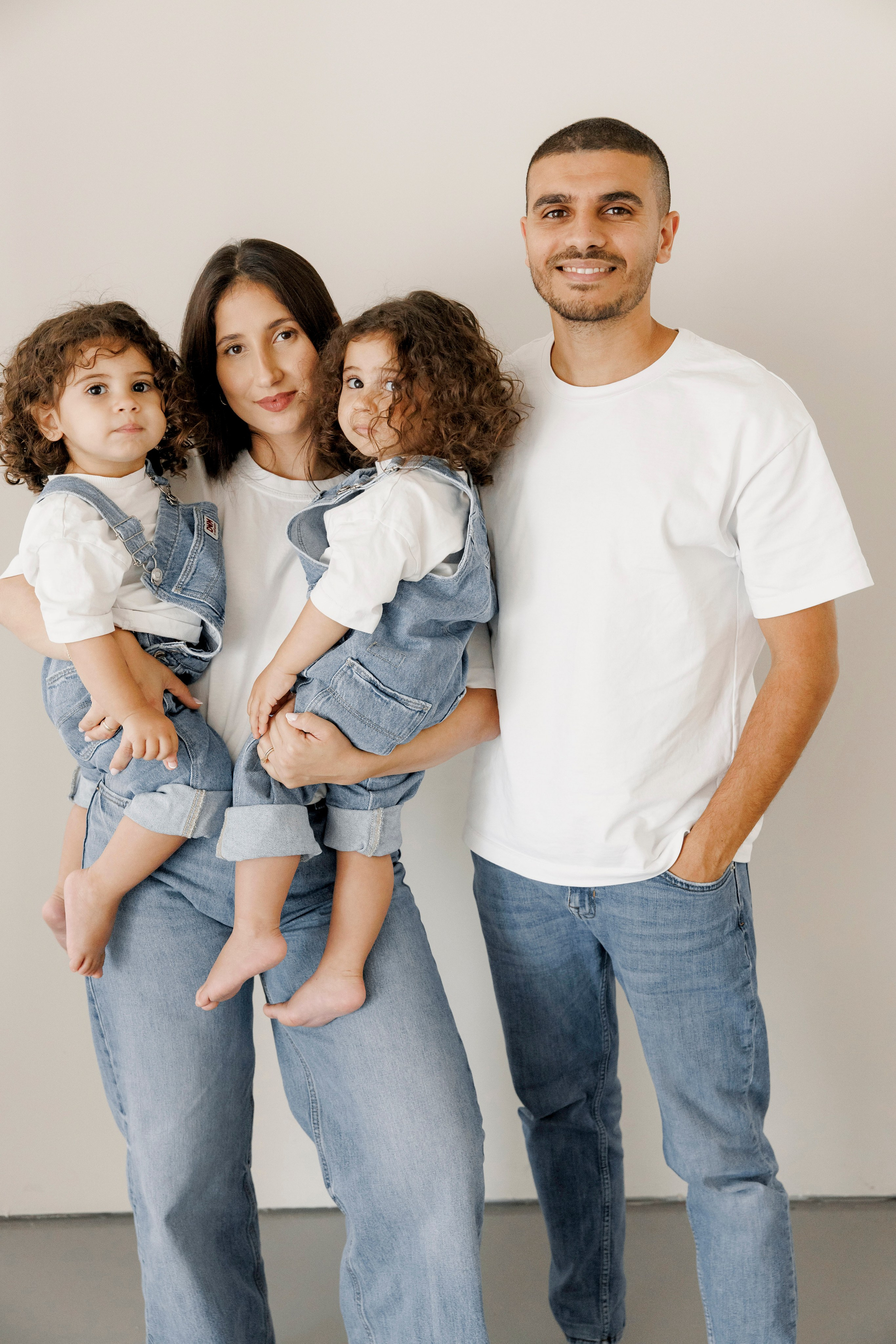 Family photoshoot inside the studio in Hadera. Wedding and family photographer