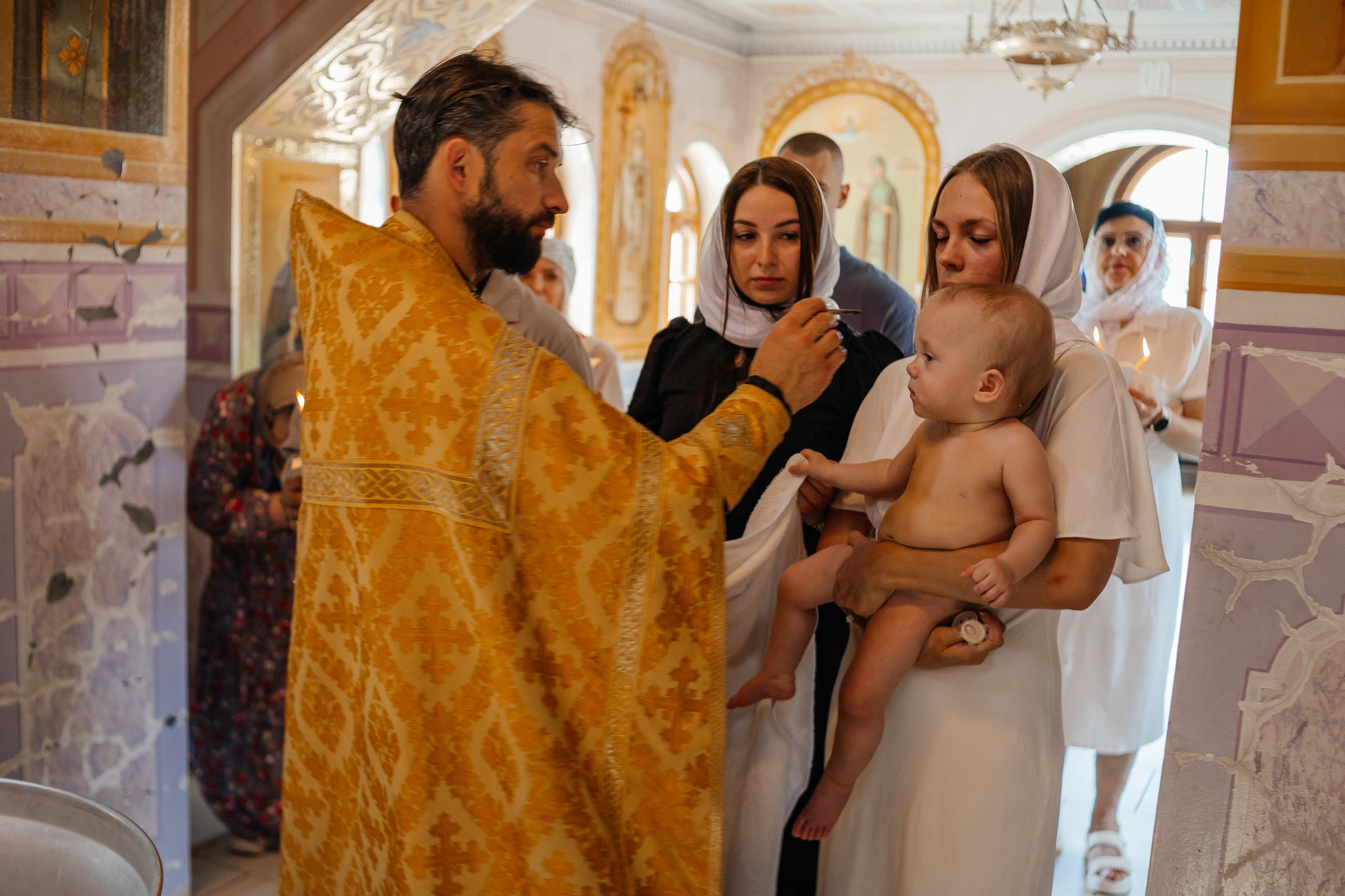 Крещение Алисы. Семейный фотограф в Волгодонске Краченцева Анна