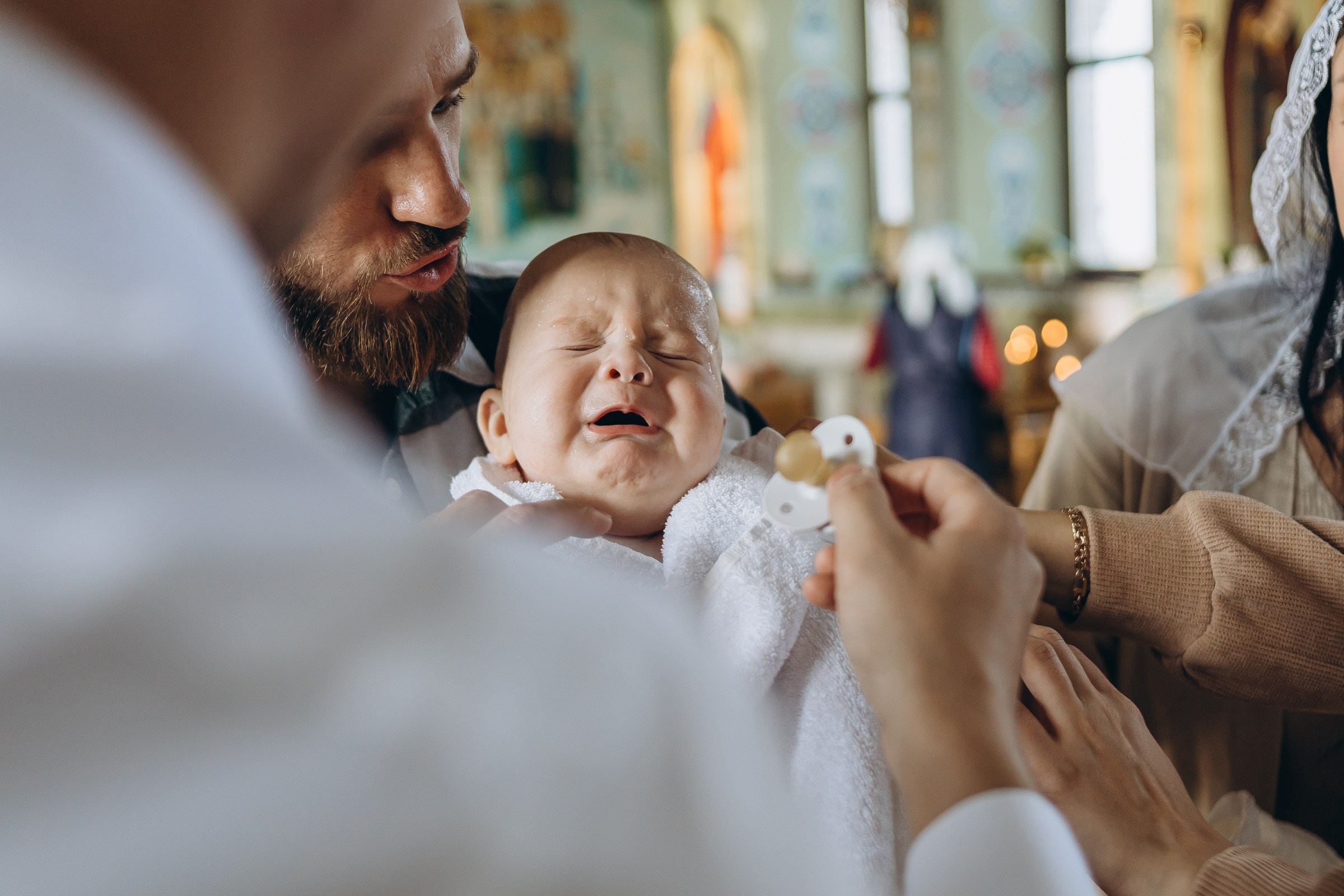 Крещение Матвея. Семейный фотограф в Волгодонске Краченцева Анна