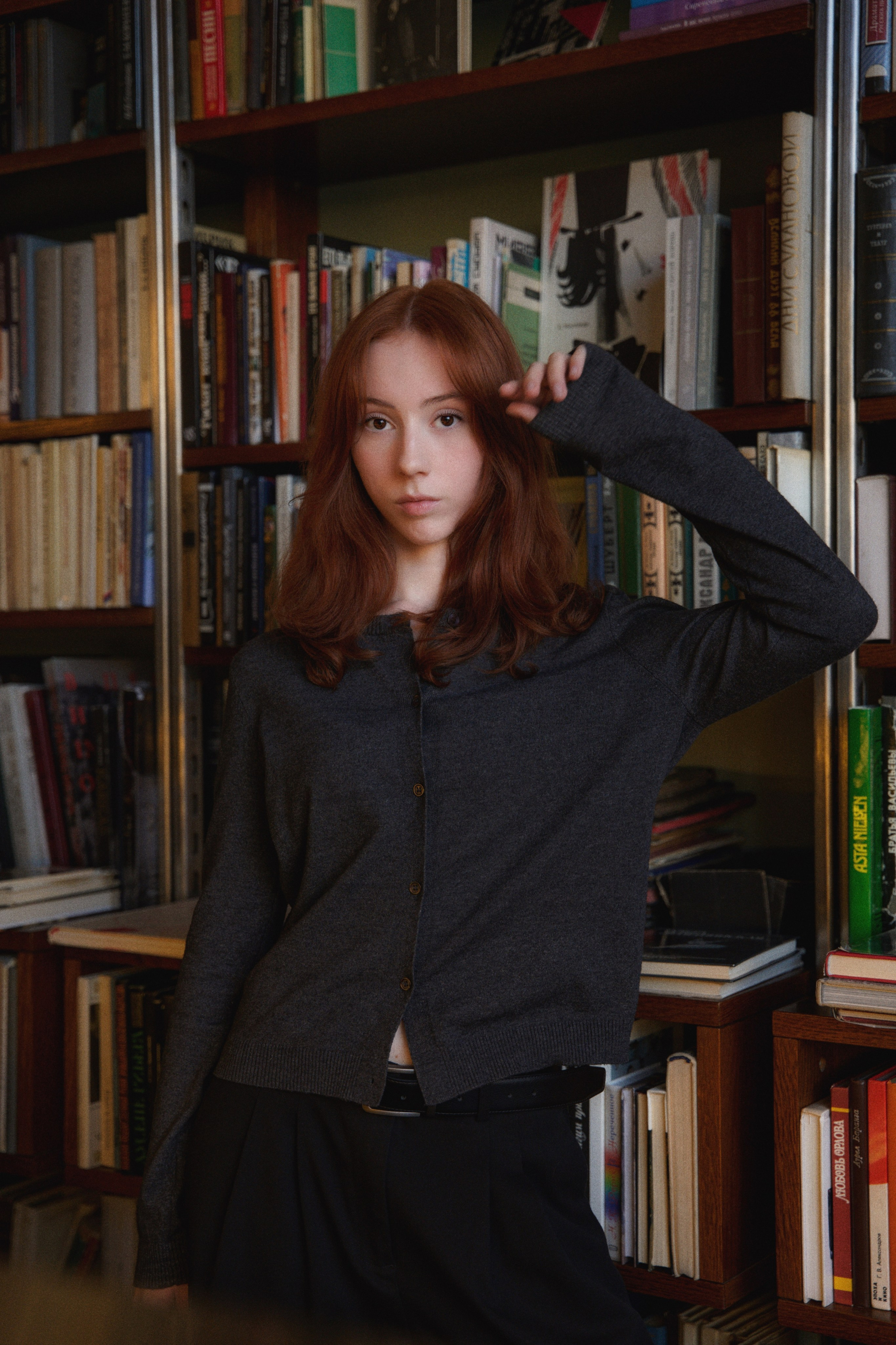 Индивидуальная съемка в книжном. Фотограф Диана Барышова