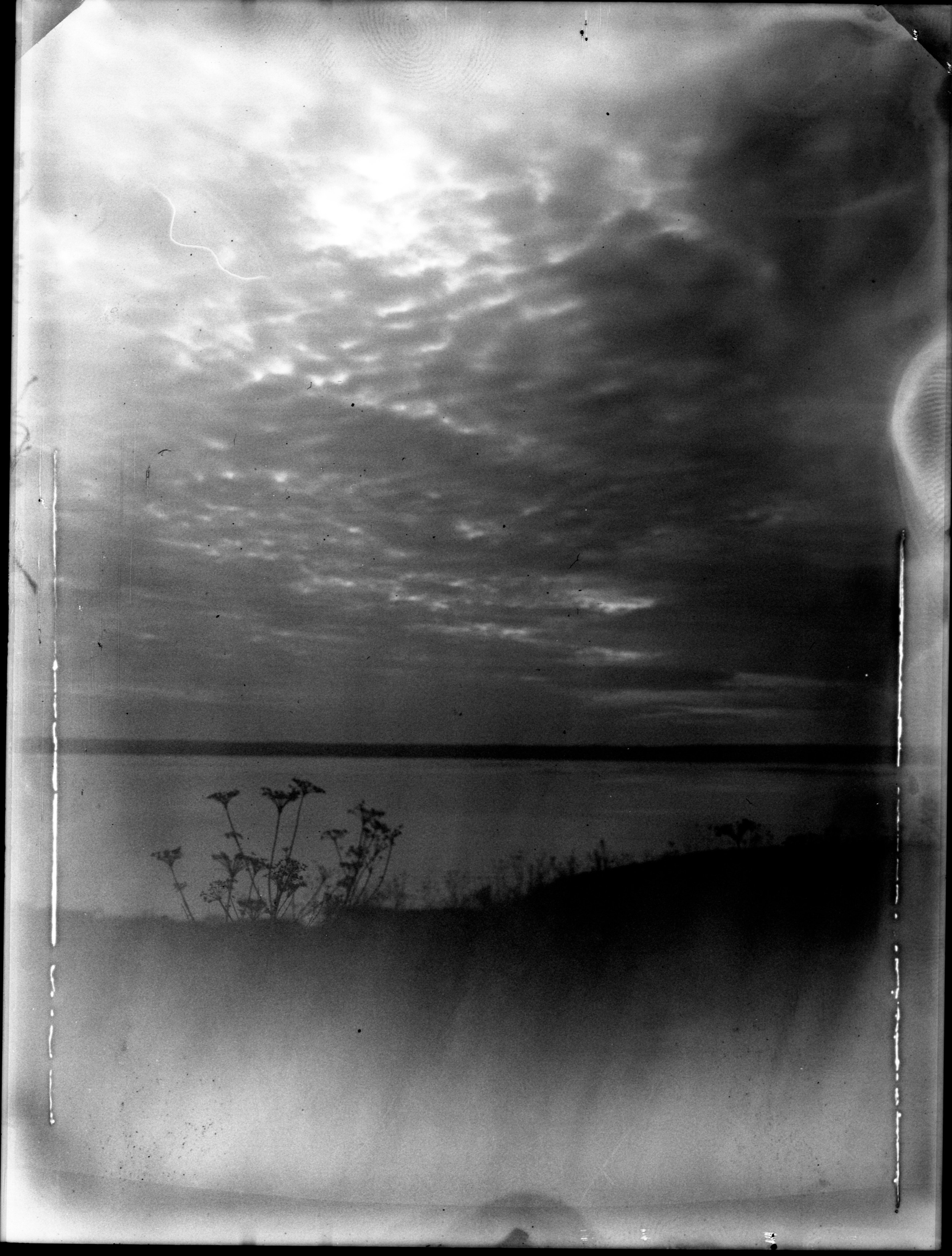 Glass plates. Darkroom aesthetics