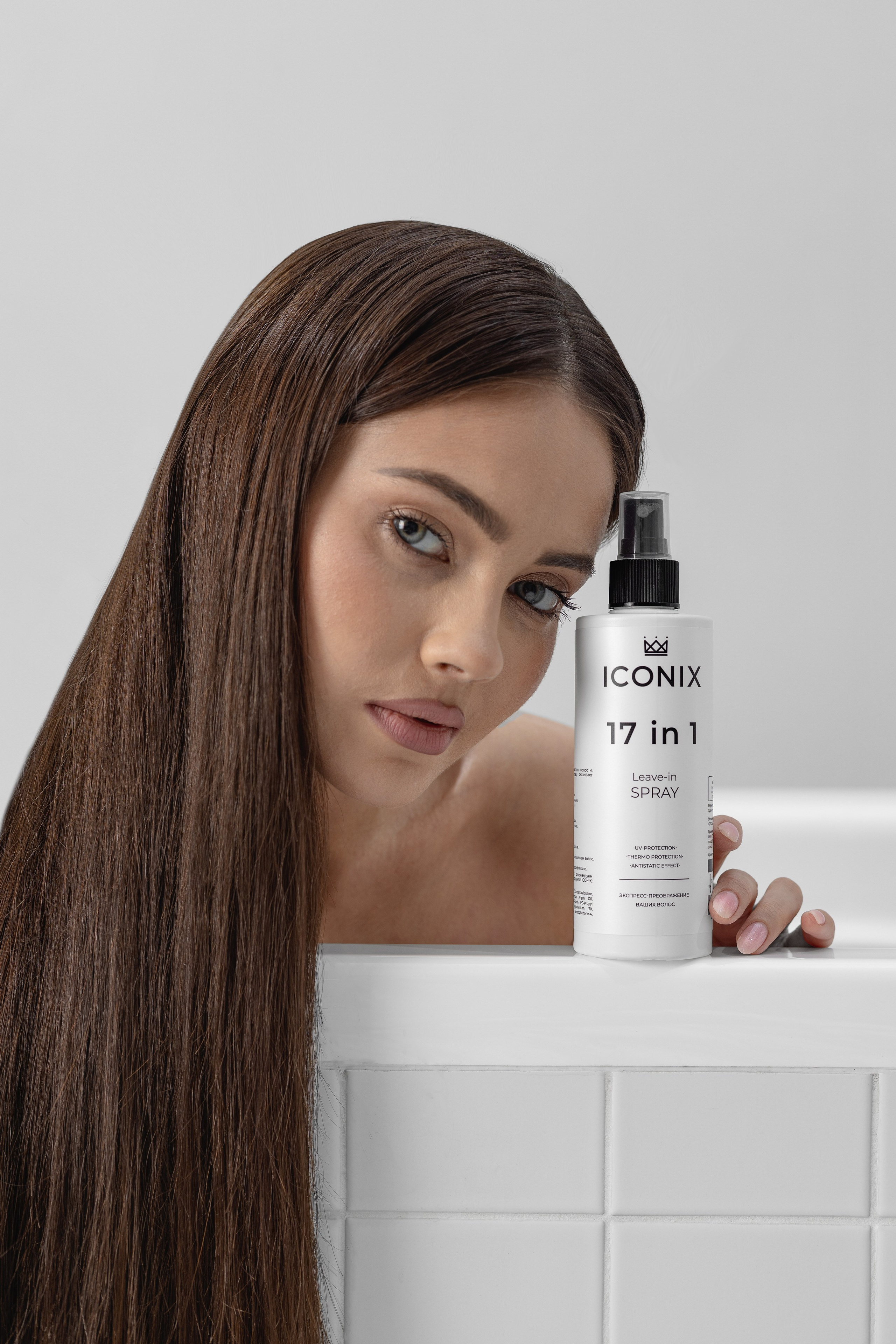Фото шампуня iconix. Предметный фотограф Северова Екатерина | Профессиональная предметная съёмка фото и видео в Санкт-Петербурге