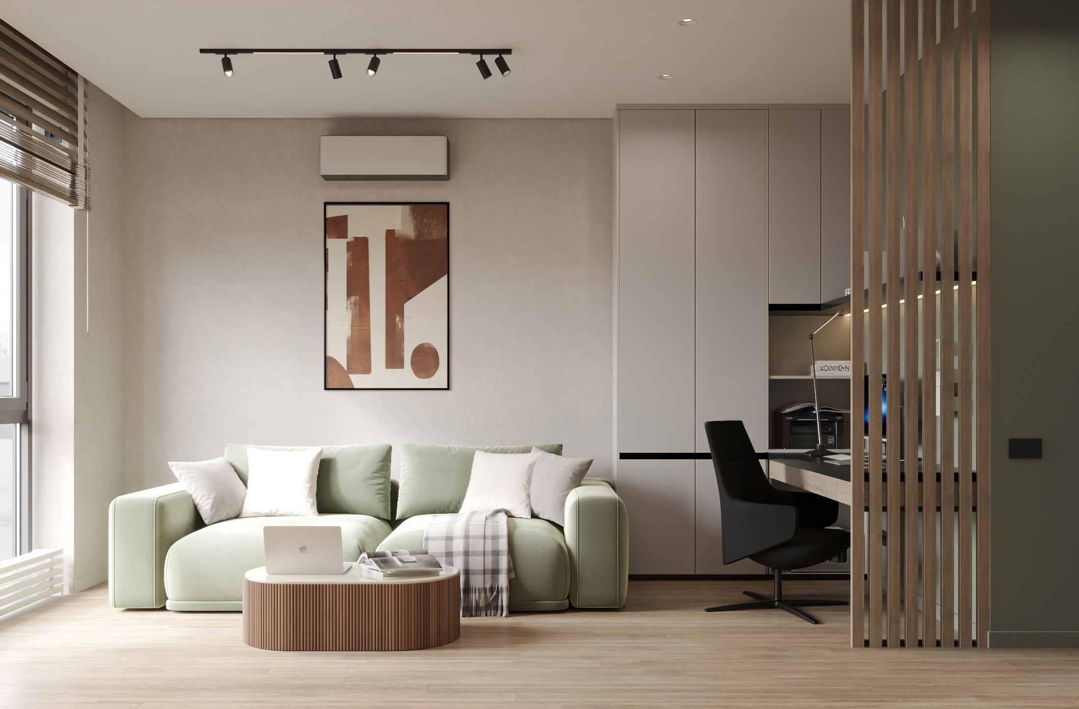 3д визуализации кв. 70 м². Ксения. 3D‑визуализатор