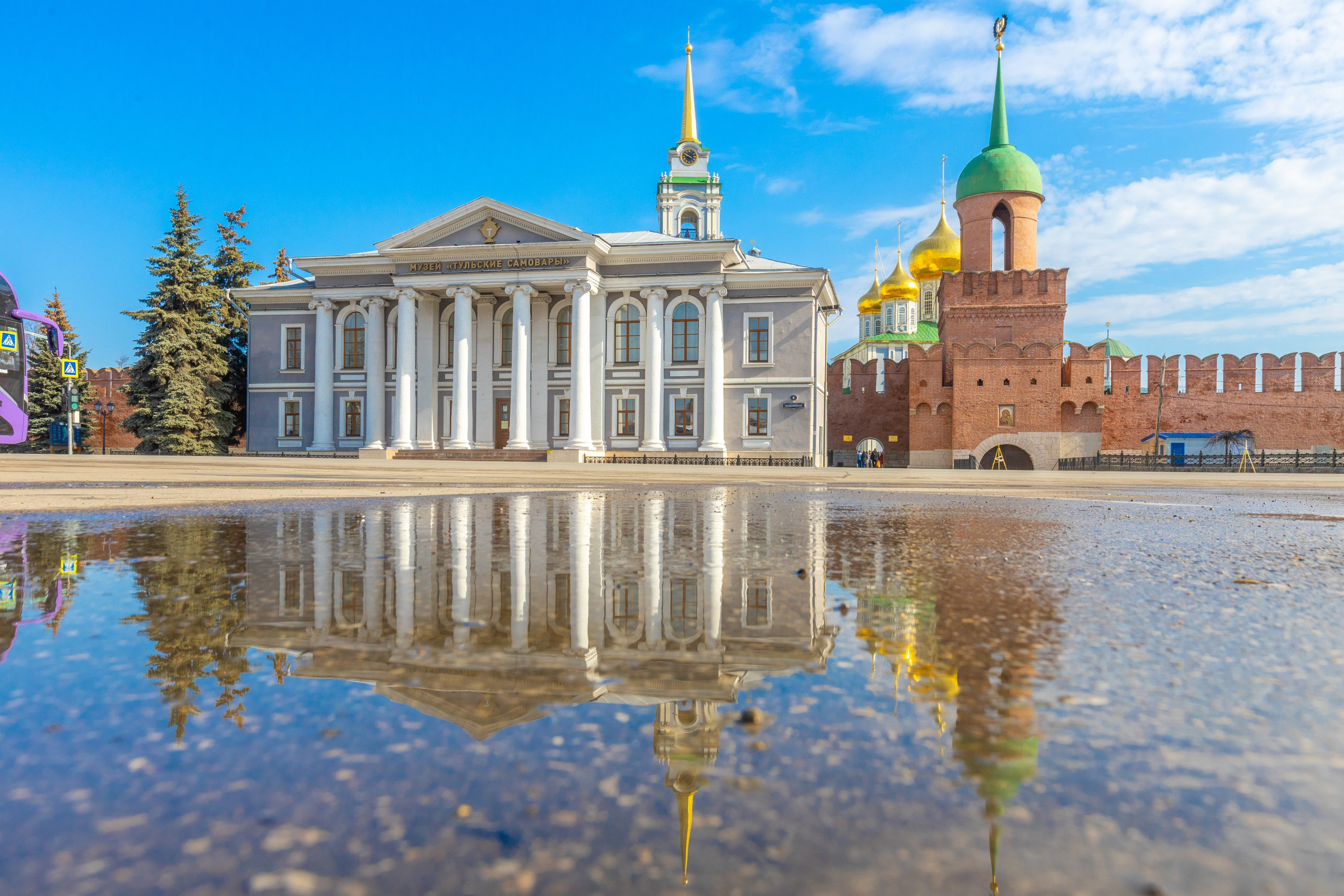 Площадь Ленина, Гостинный двор, Белый дом, Фонтаны, улица Советская. Фотограф в Туле Крупский АнДРей. Фотостудия «КАДР71» в Туле