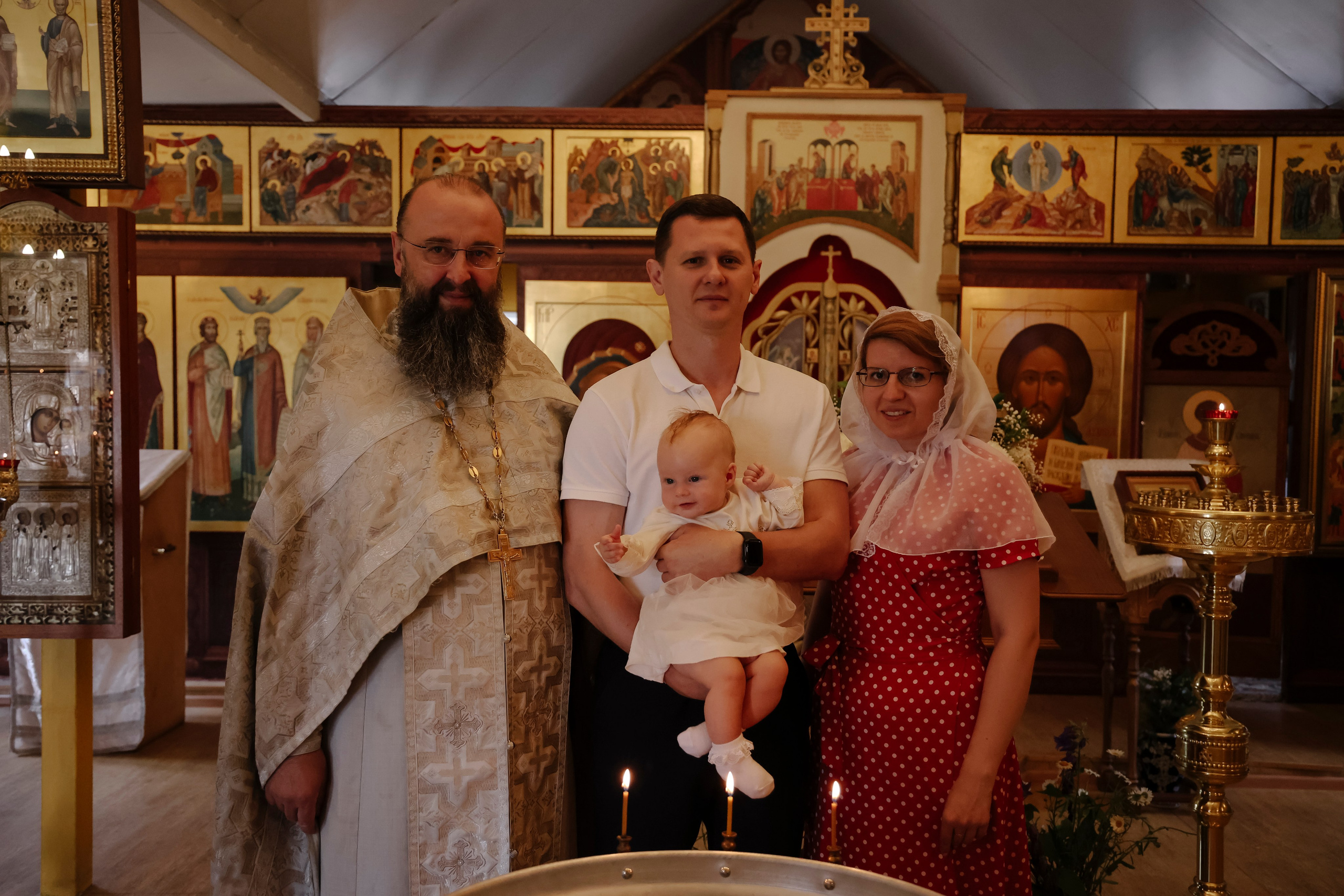 Крещение Анастасии. Фотограф новорожденных