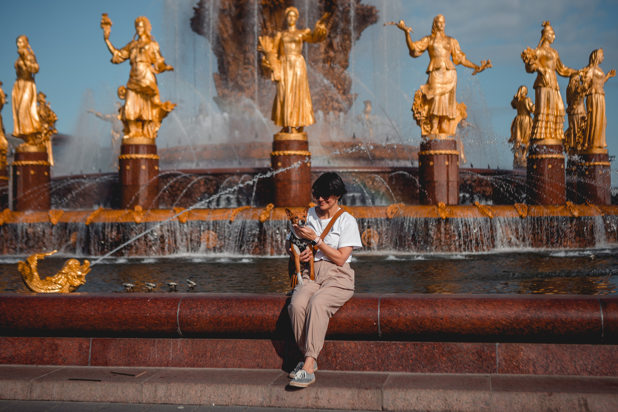 Ольга и семья. Семейный фотограф анималист Мария Крючкова