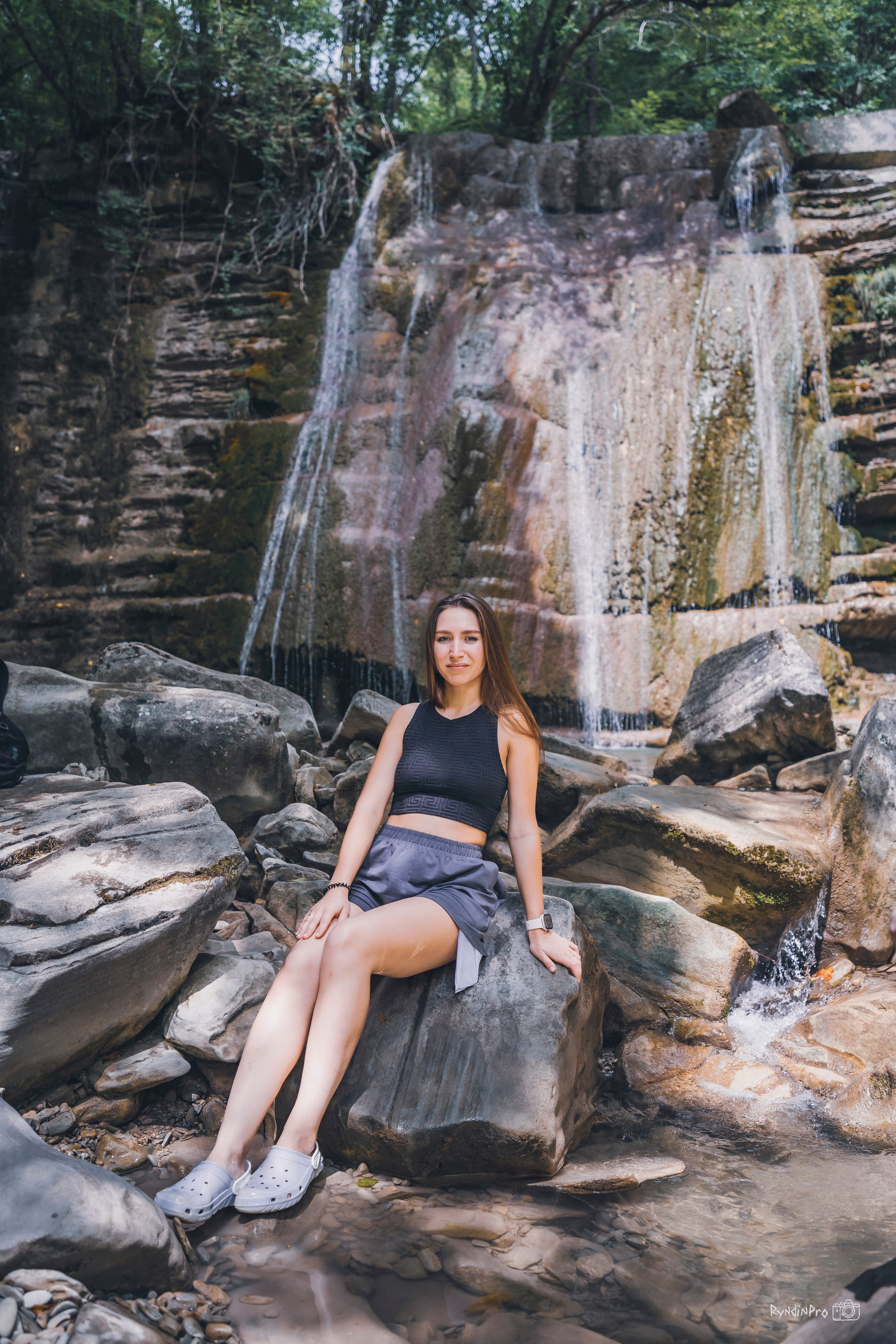 Поход на водопады Куаго с командой Мадьяр 23.07.24. Репортажный фотограф в Краснодаре Рындин Дмитрий