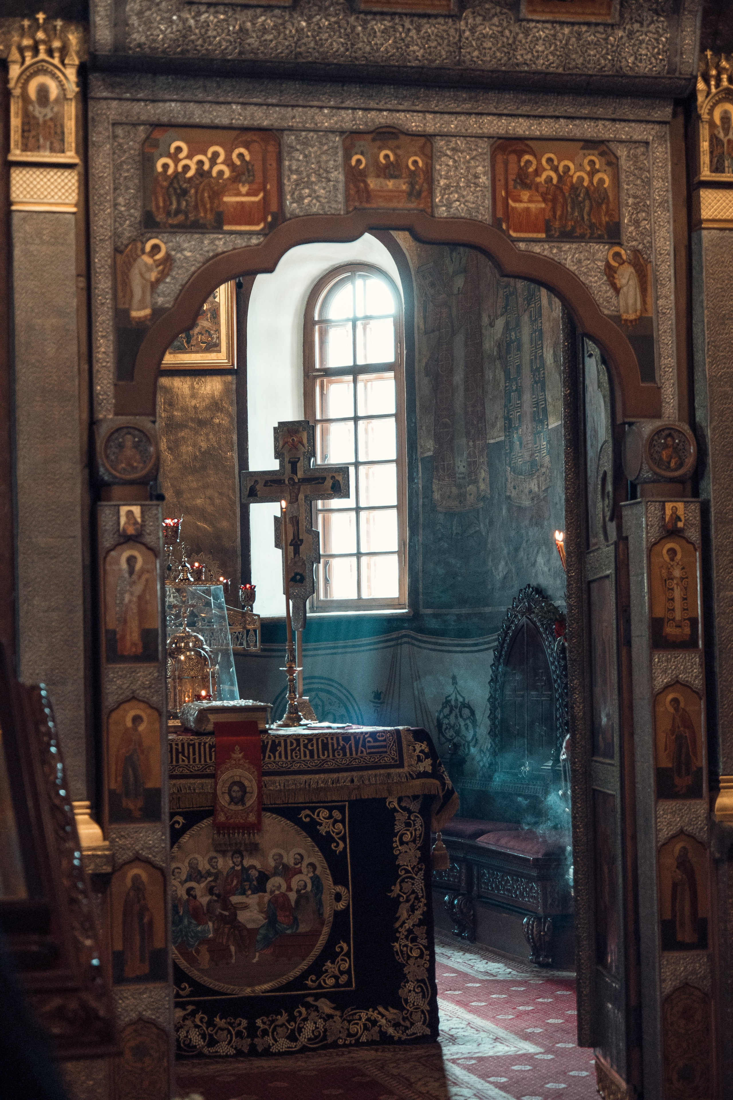 Светлая Седмица.Пасхальные часы.Божественная Литургия.Саввино-Сторожевский Монастырь. Артеменкова Анна Фотограф