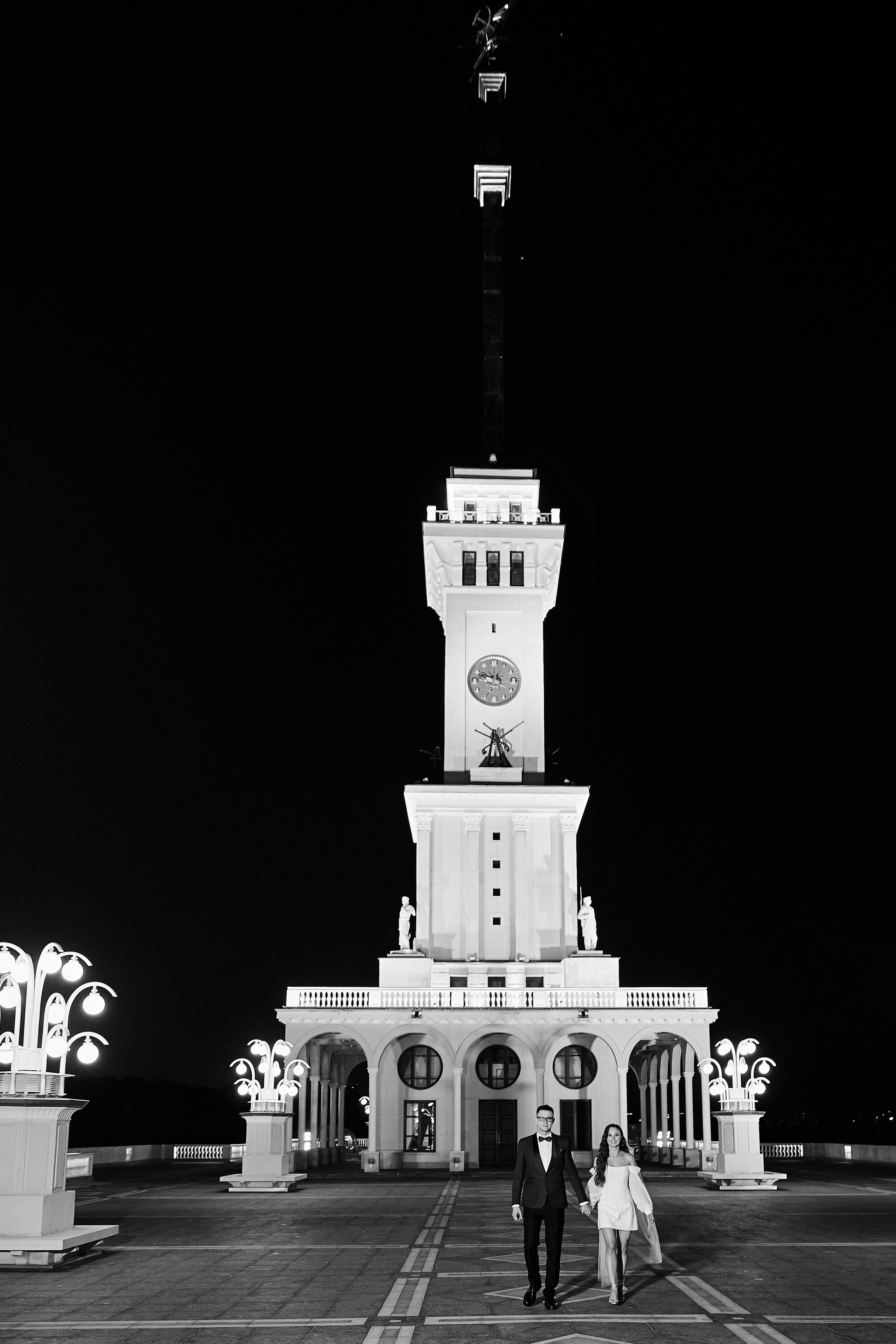 Свадебная фотосессия на Речном вокзале. Свадебный фотограф в Москве и Подмосковье