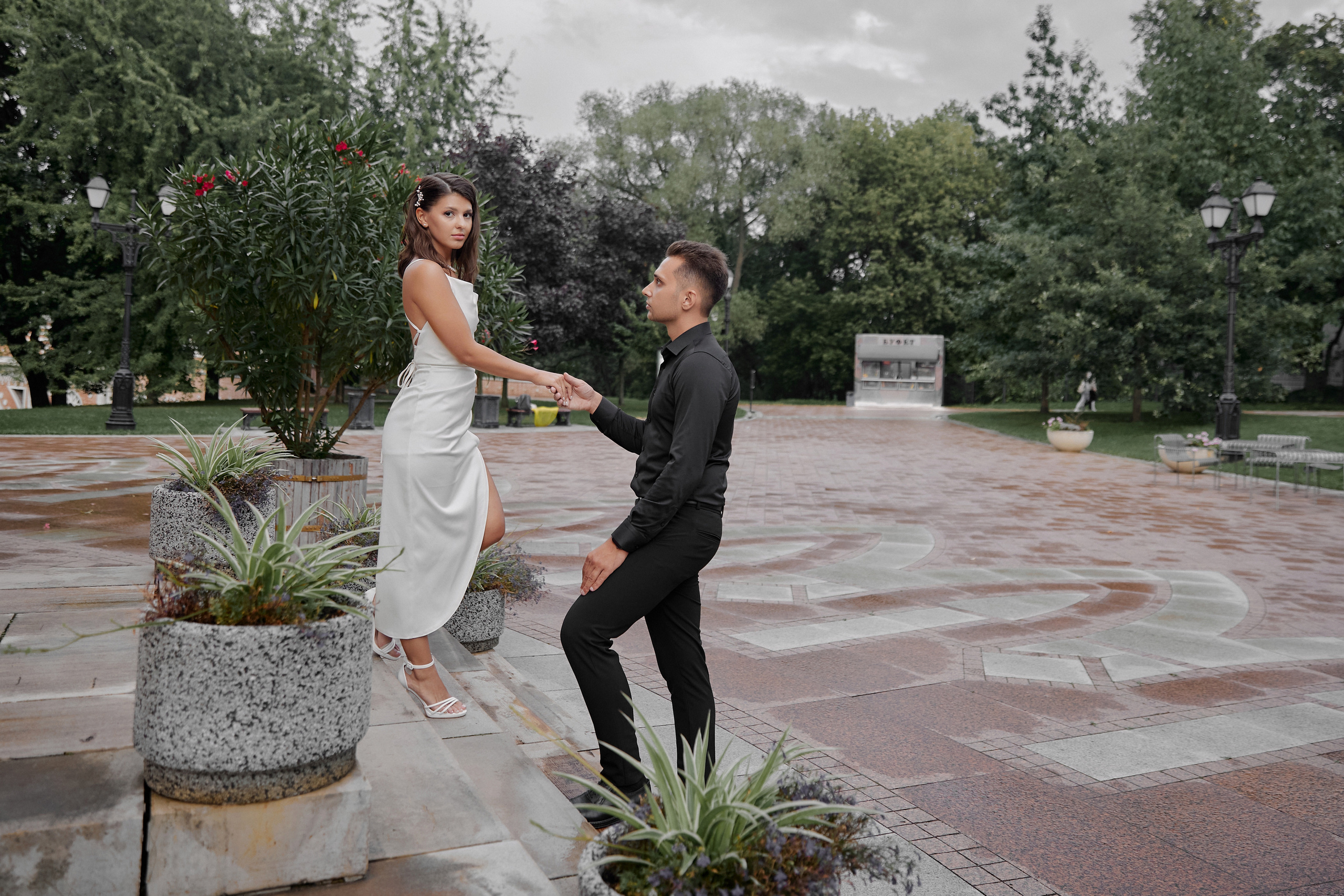 Полина и Павел. Прогулка в «Царицыно». Свадебный фотограф в Москве и Подмосковье