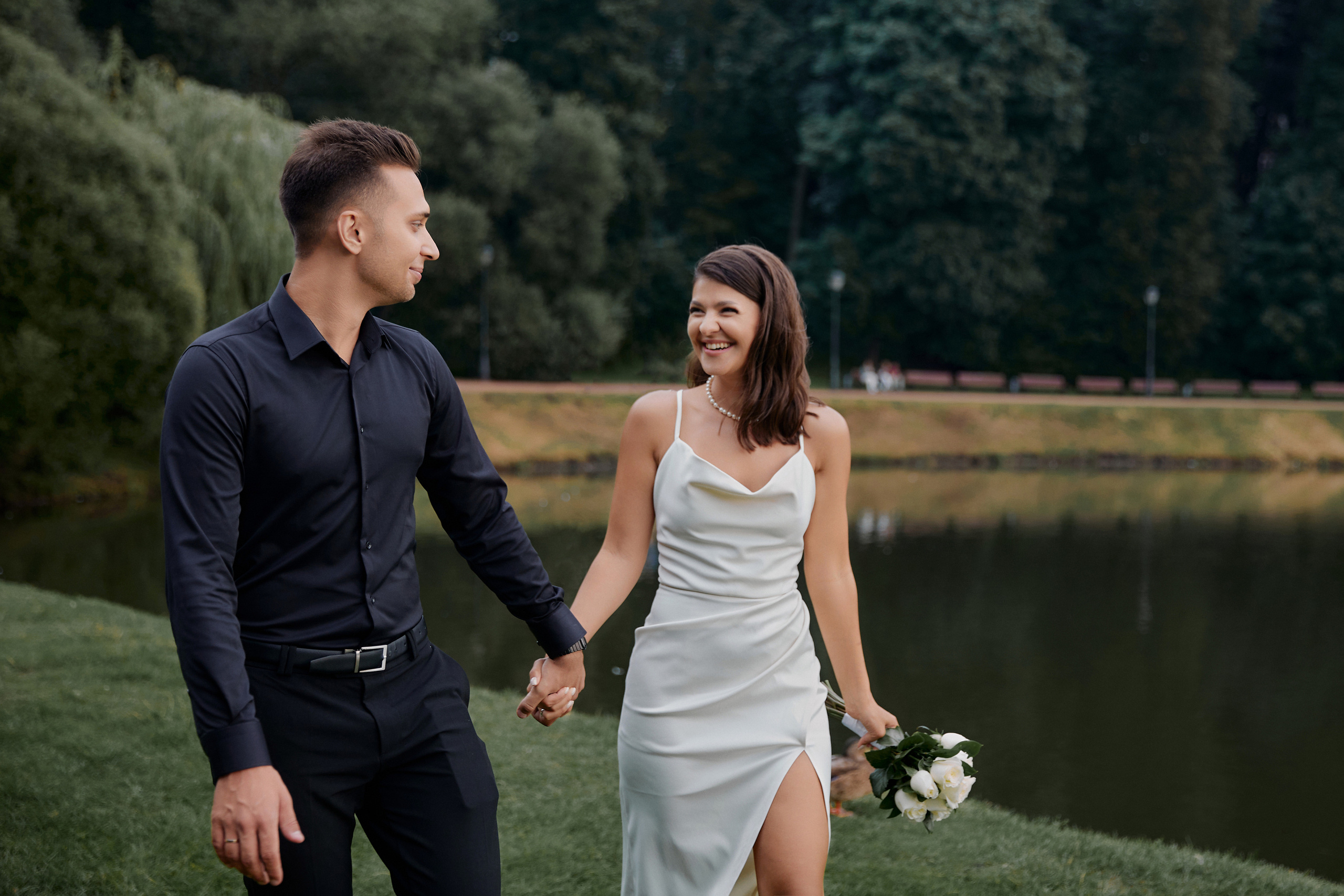 Полина и Павел. Прогулка в «Царицыно». Свадебный фотограф в Москве и Подмосковье