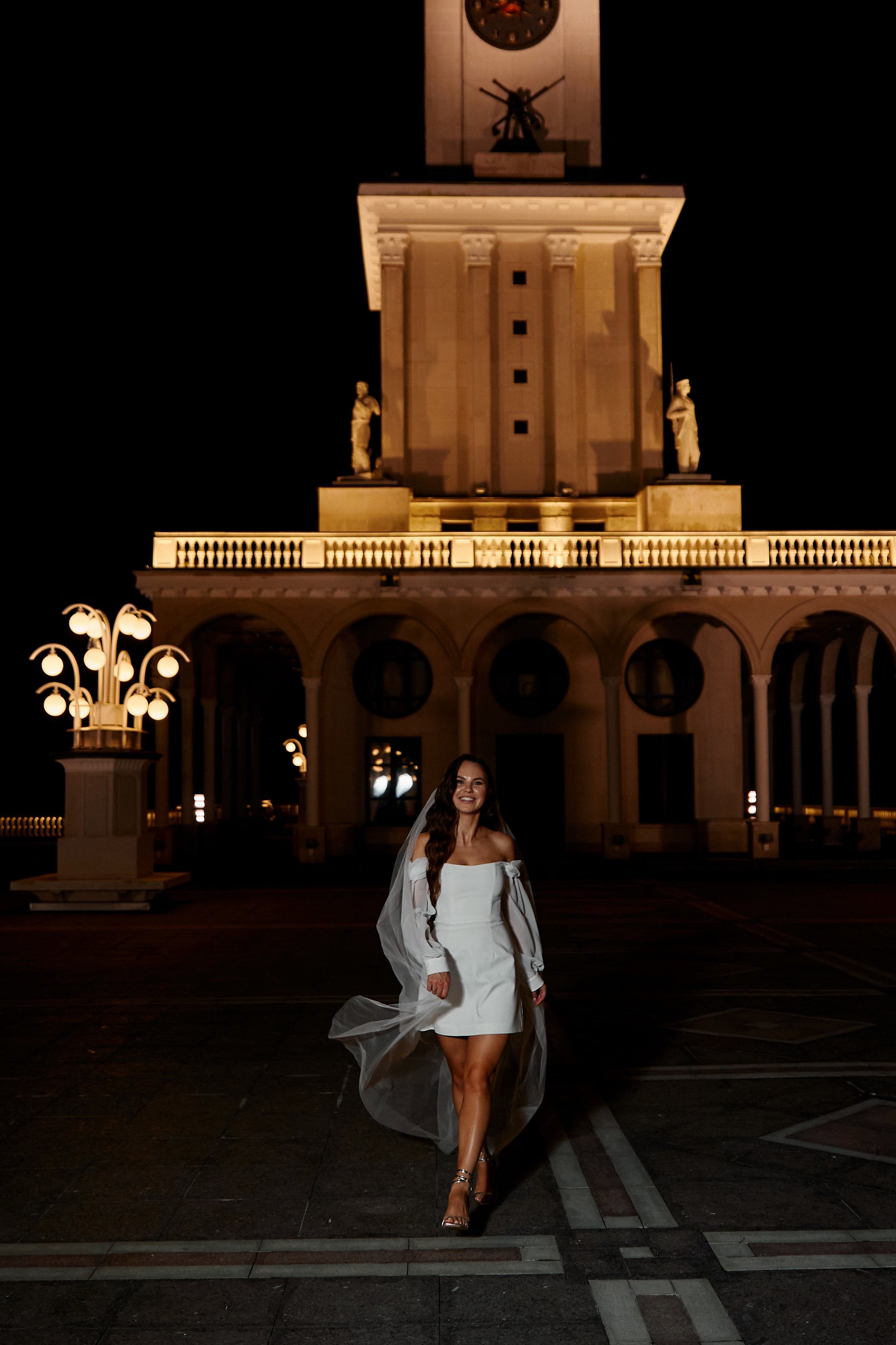 Свадебная фотосессия на Речном вокзале. Свадебный фотограф в Москве и Подмосковье