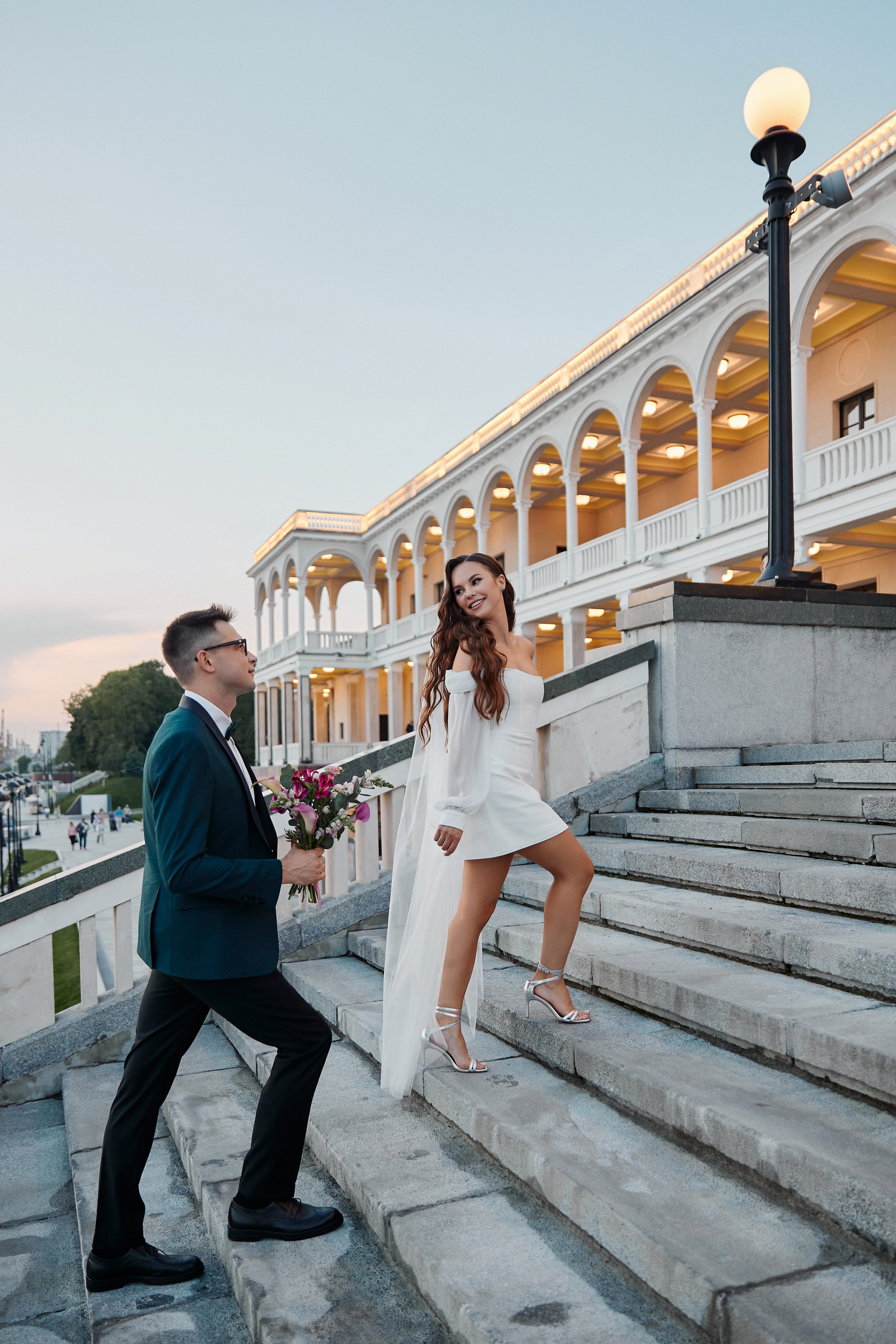 Свадебная фотосессия на Речном вокзале. Свадебный фотограф в Москве и Подмосковье