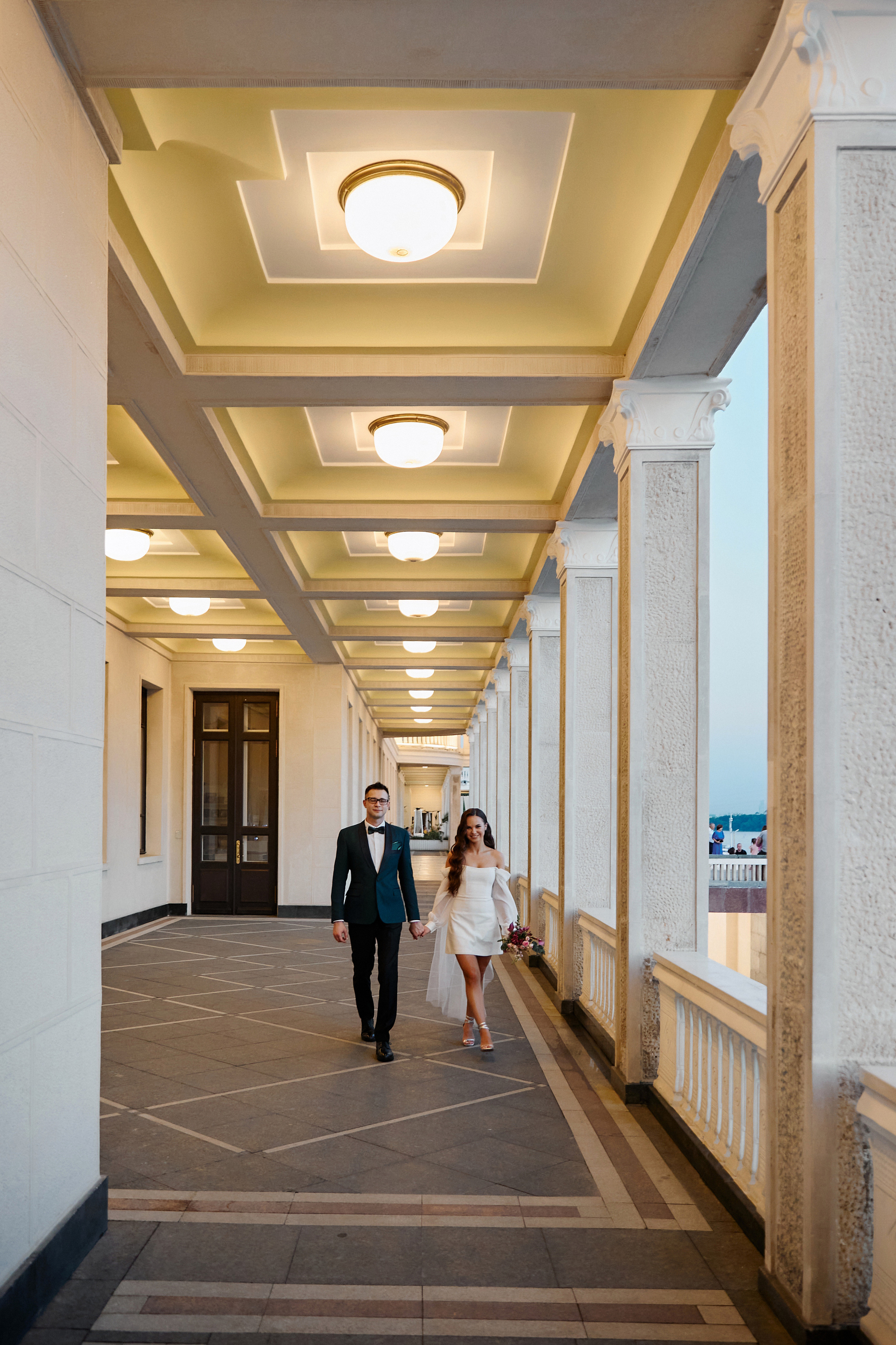 Свадебная фотосессия на Речном вокзале. Свадебный фотограф в Москве и Подмосковье